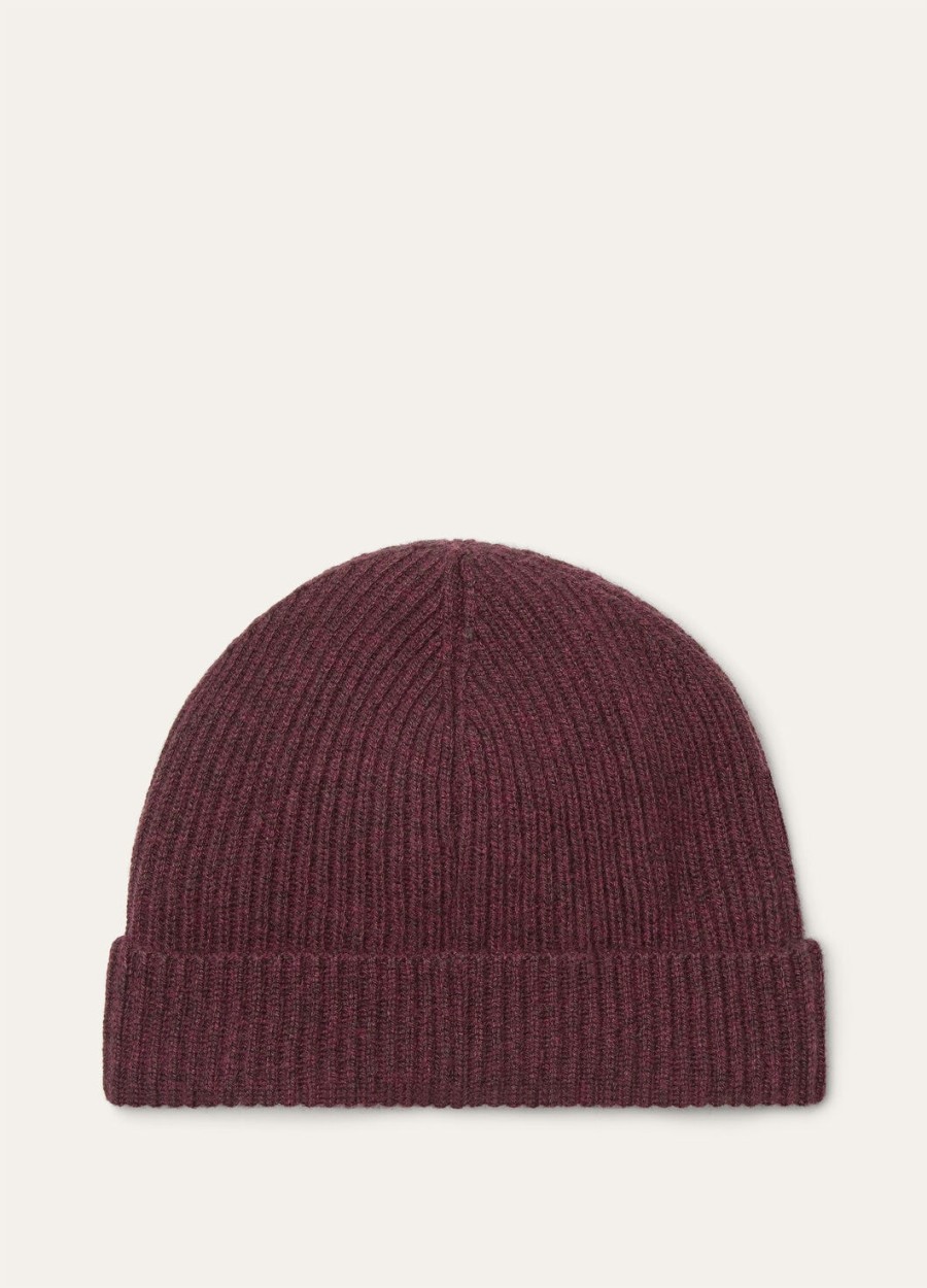 fobello beanie baby cashmere burgundy