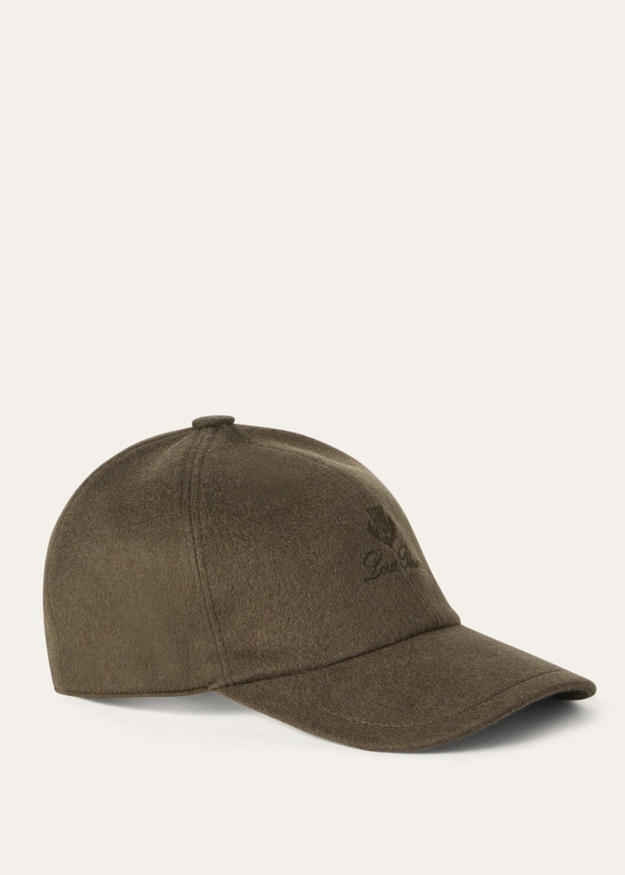 czapka baseballowa z kaszmiru – storm system coal green