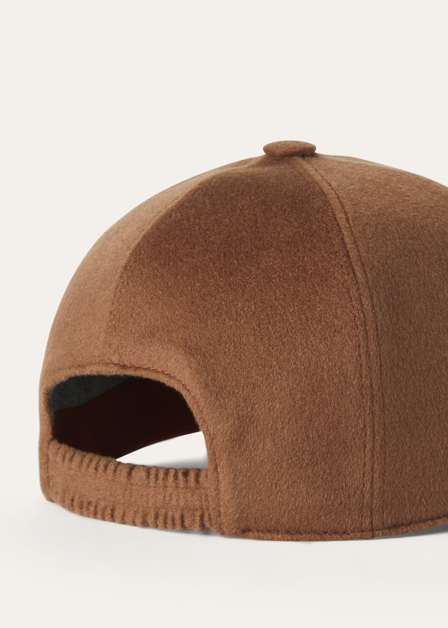 czapka baseballowa z kaszmiru – storm system chestnut