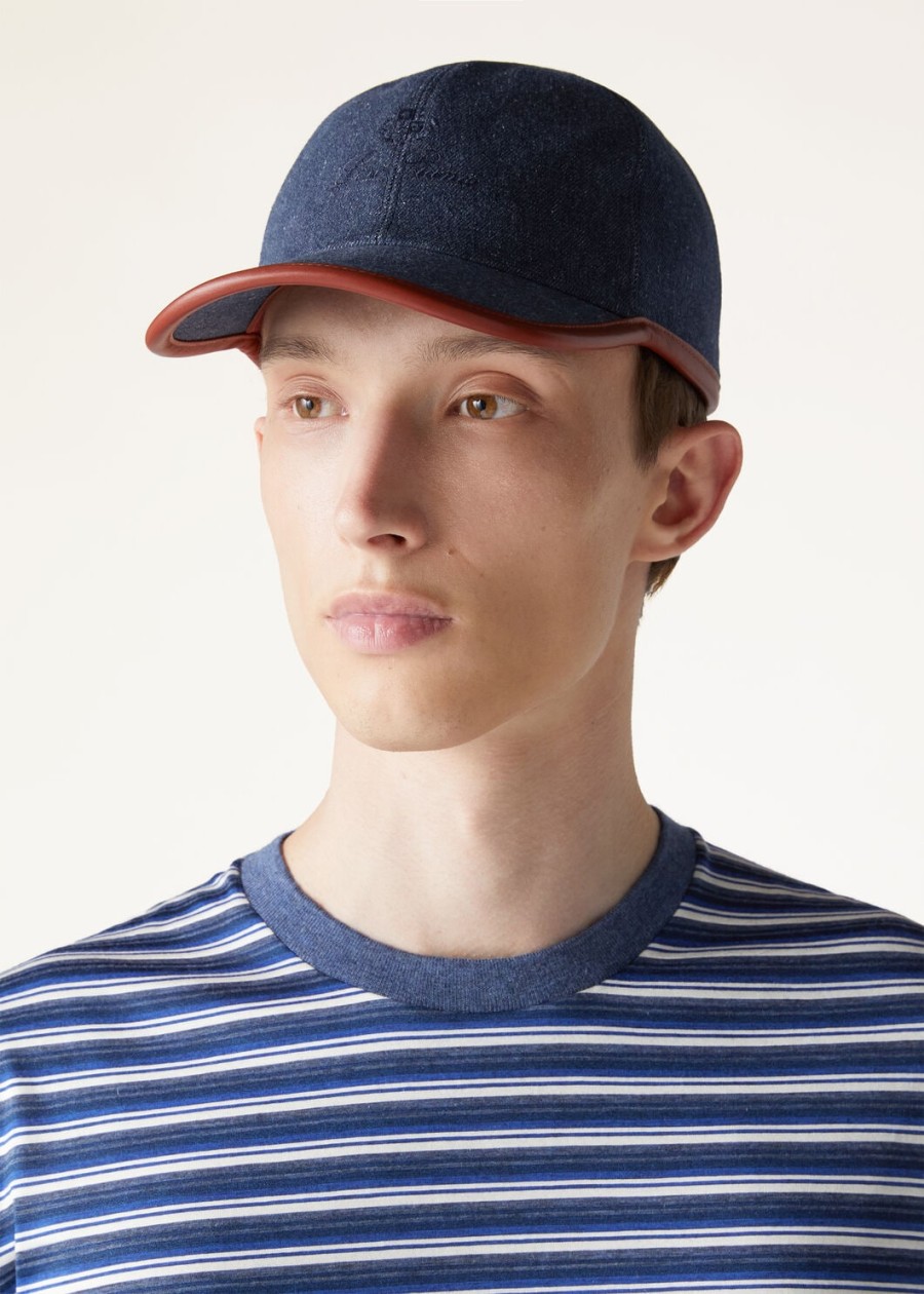 czapka bejsbolówka denim flower surge blue