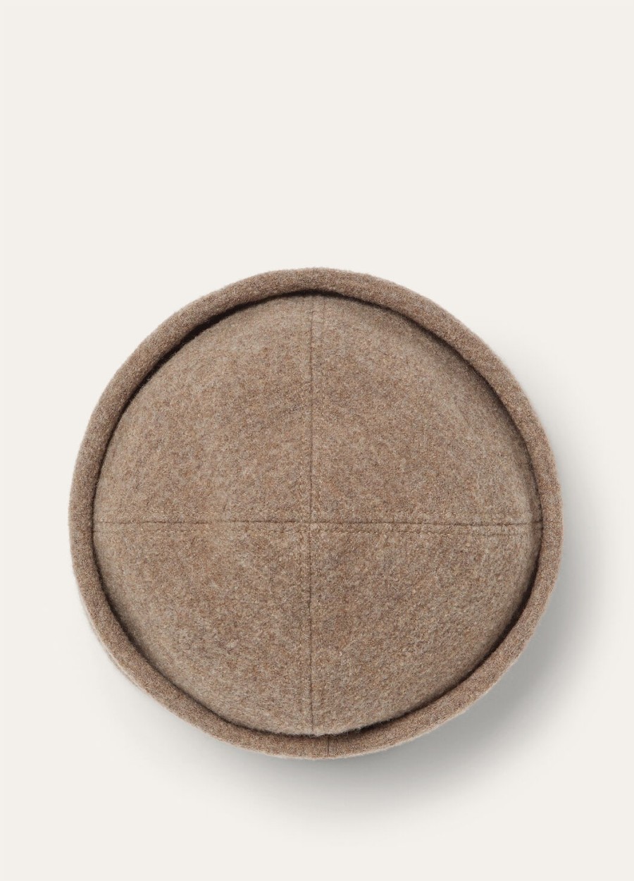 czapka z wełny dziewiczej jocey cobblestone taupe
