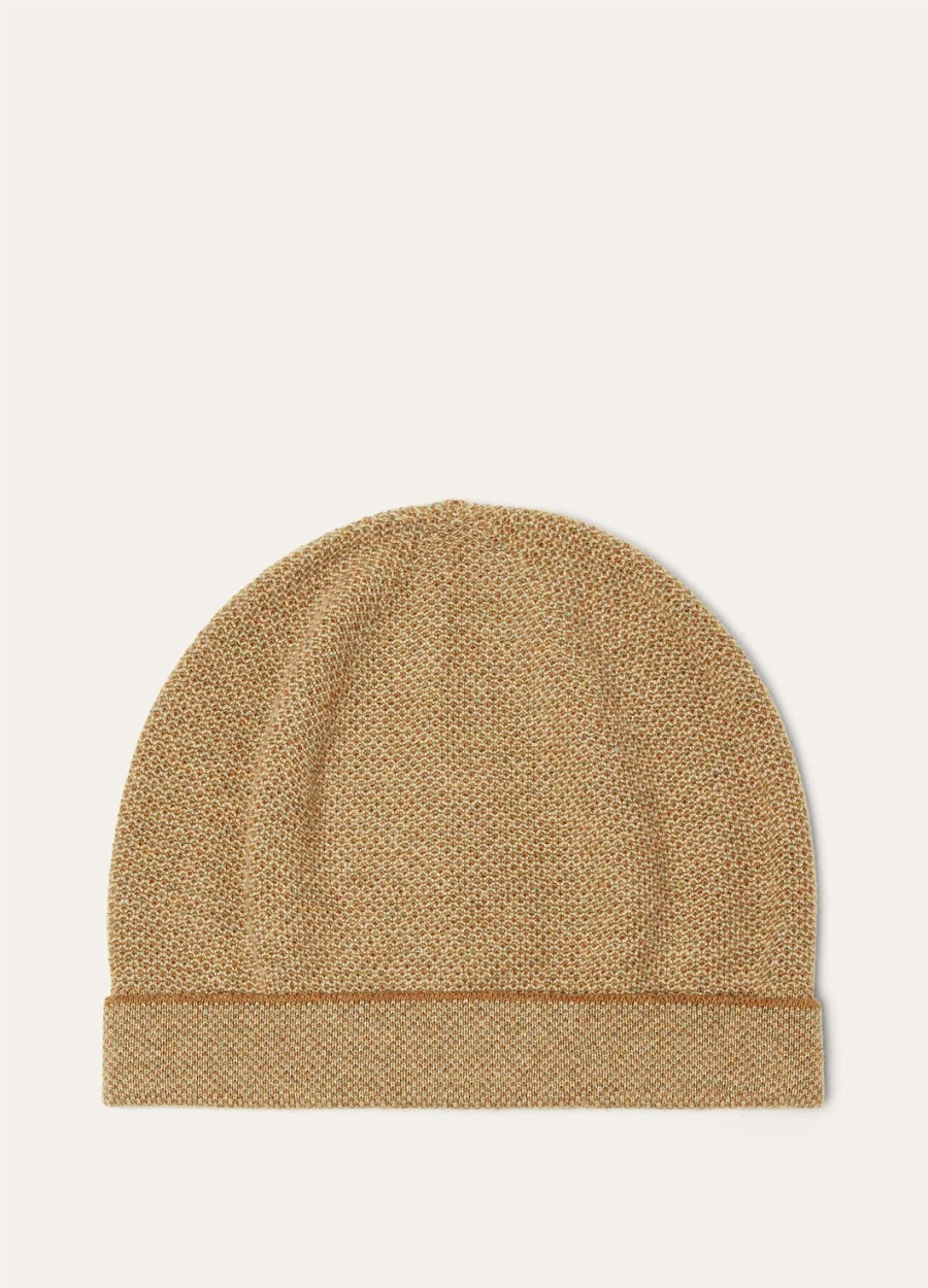 varallo beanie baby cashmere walnut pesto