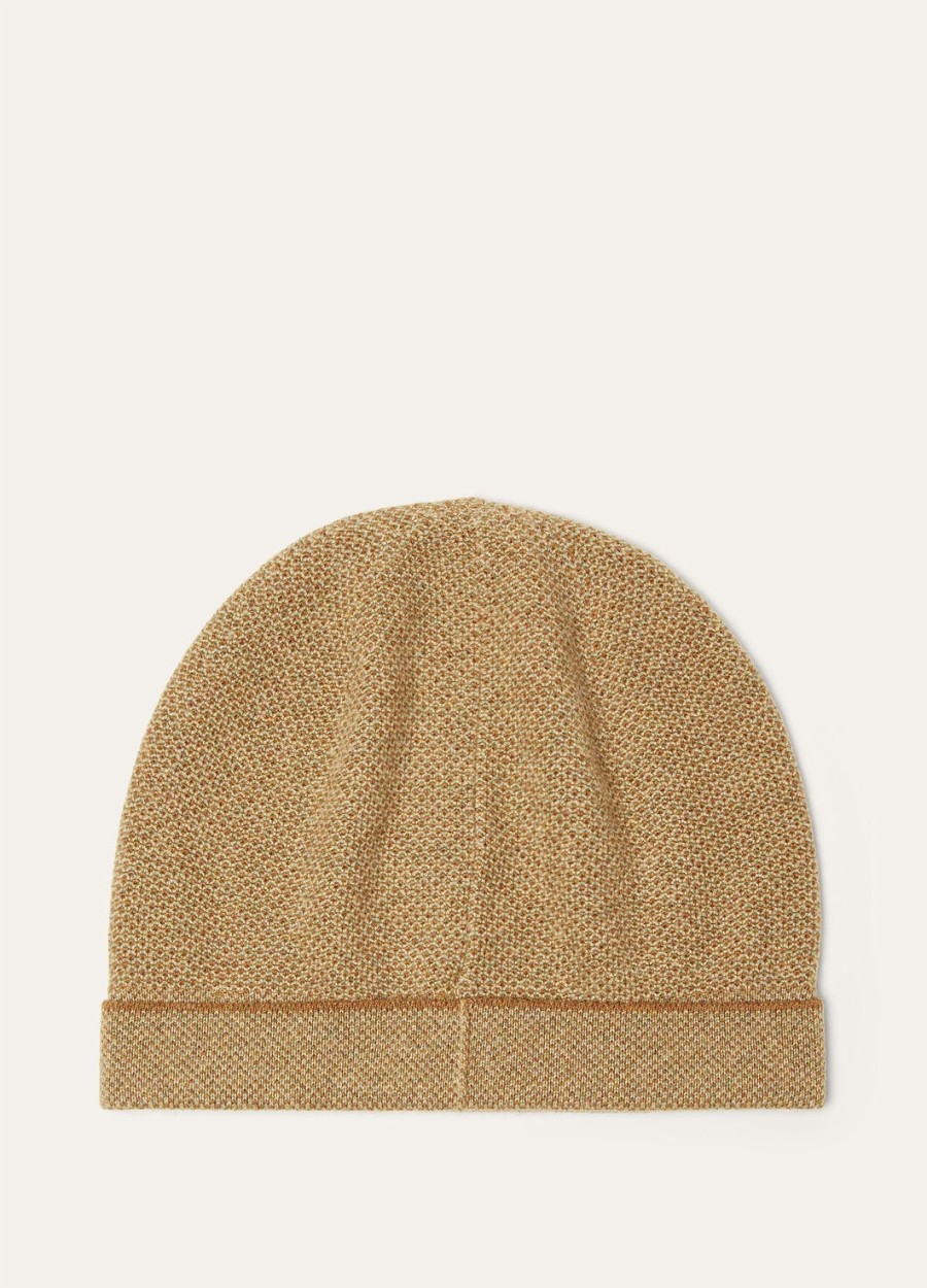 varallo beanie baby cashmere walnut pesto