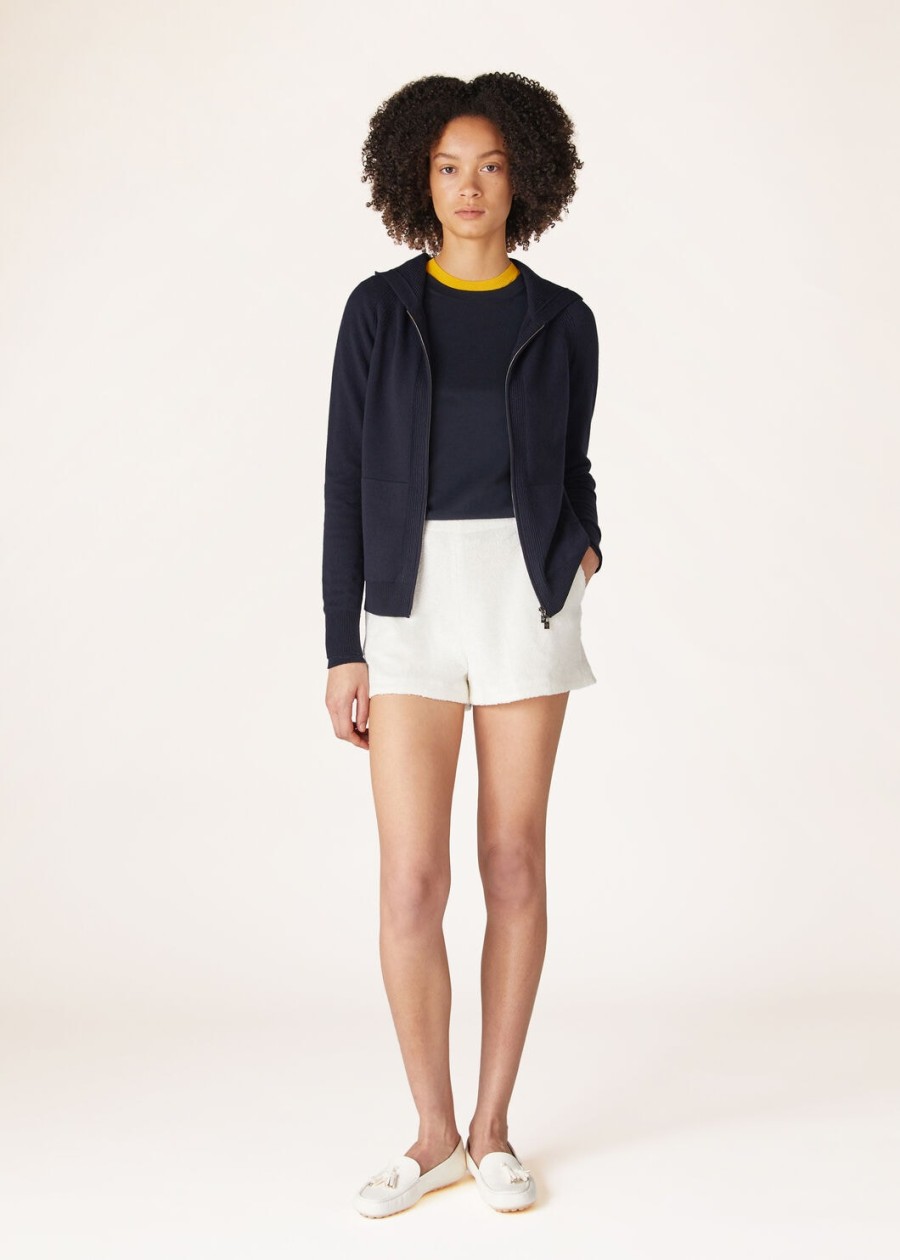 merano bomber baby cashmere navy blue