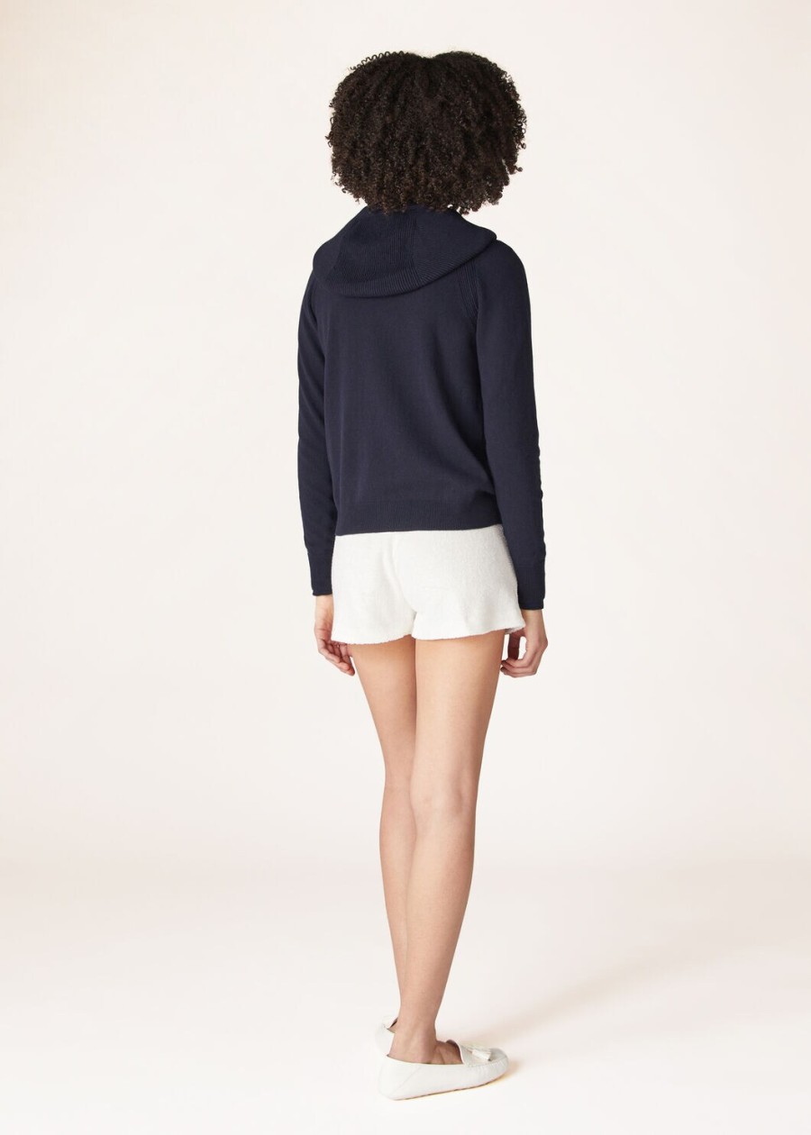 merano bomber baby cashmere navy blue