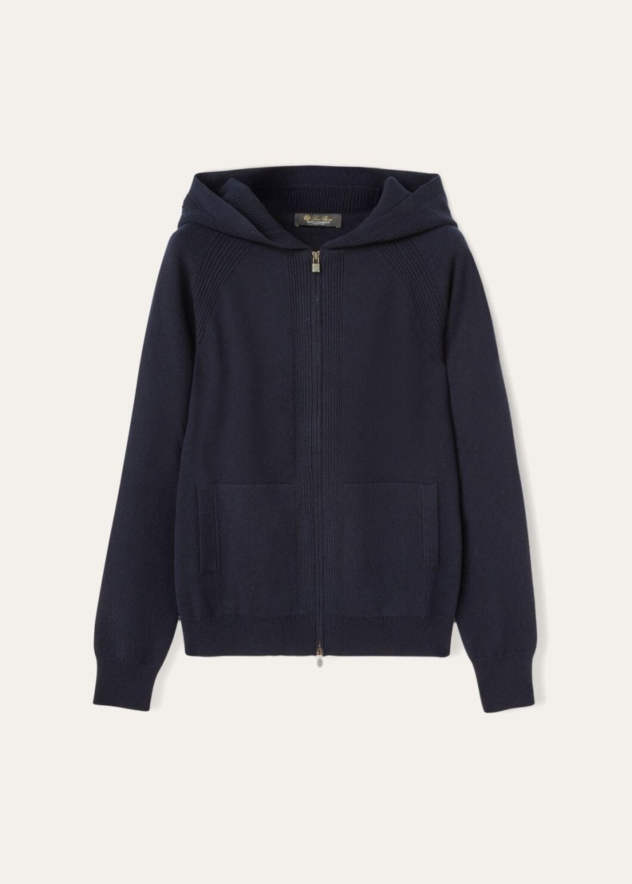 merano bomber baby cashmere navy blue