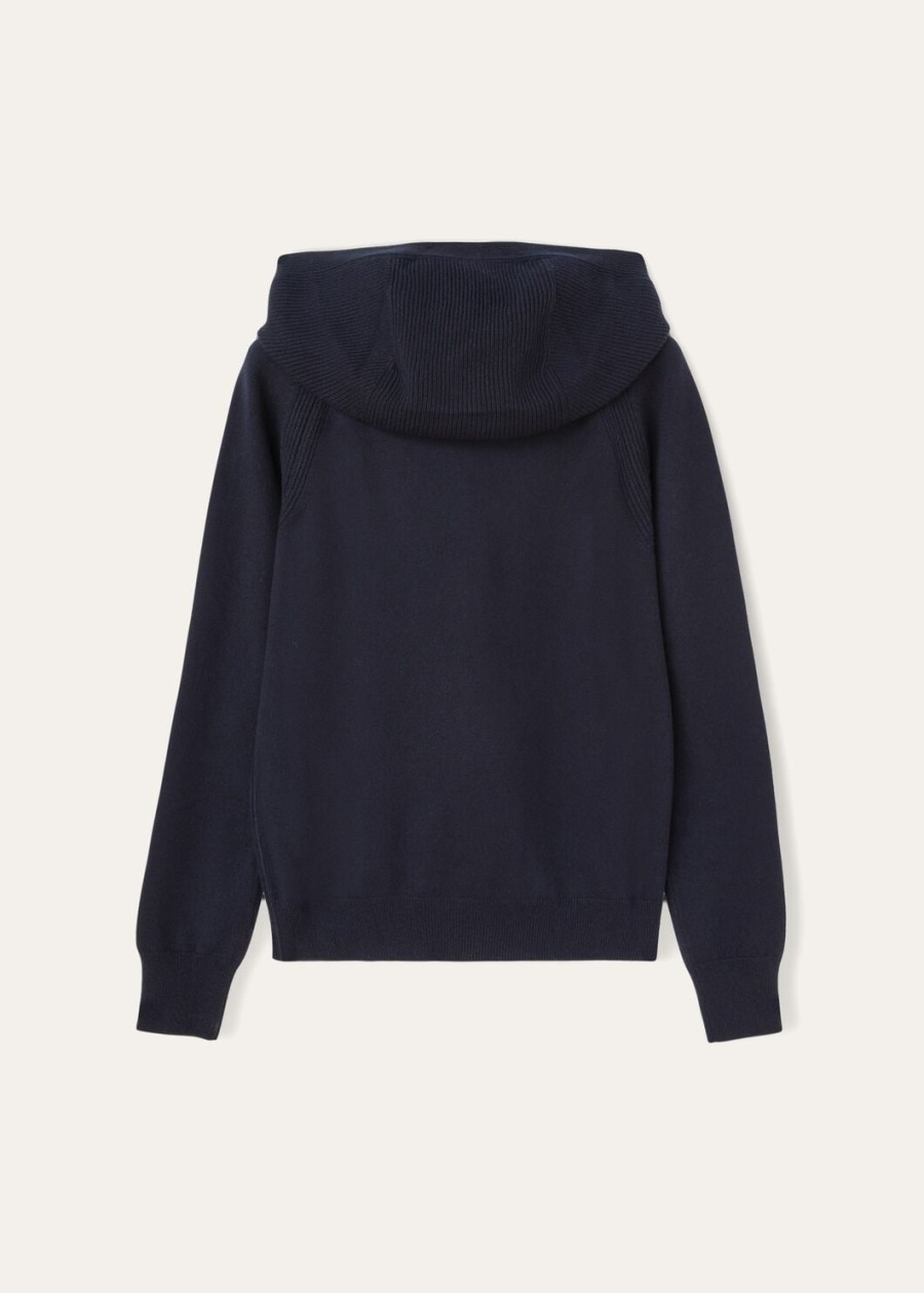 merano bomber baby cashmere navy blue