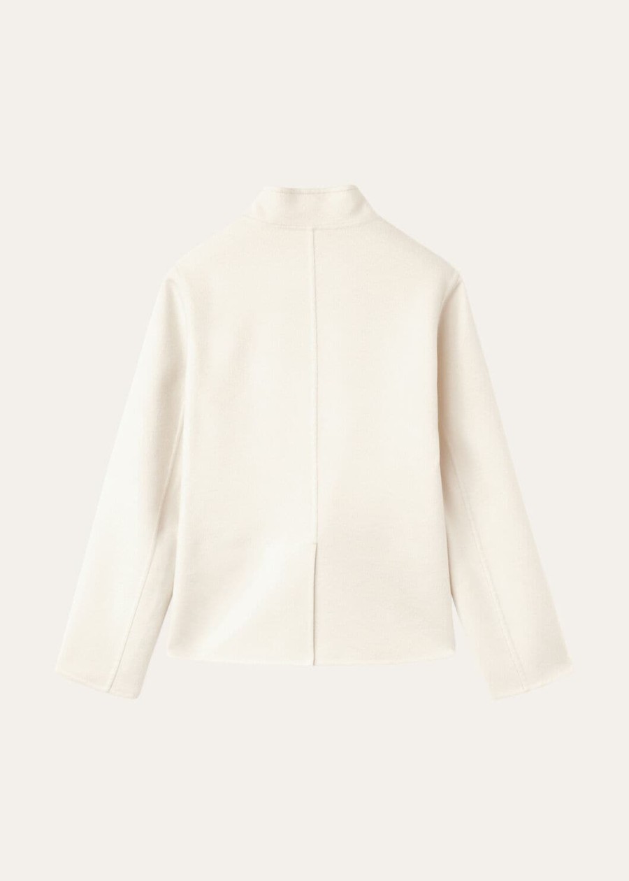 kaszmirowa kurtka mini spagna nougat