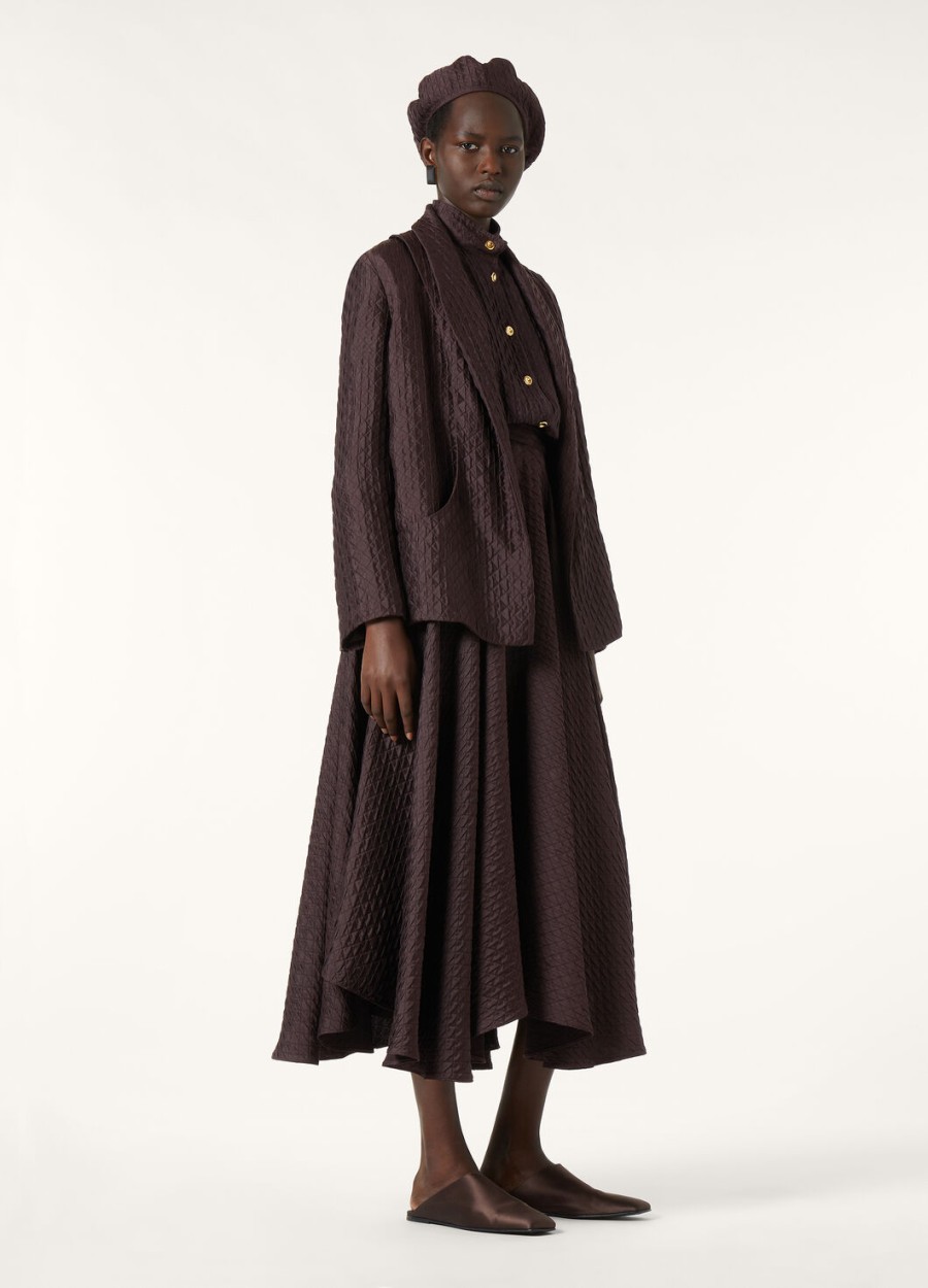 kurtka annie silk clove