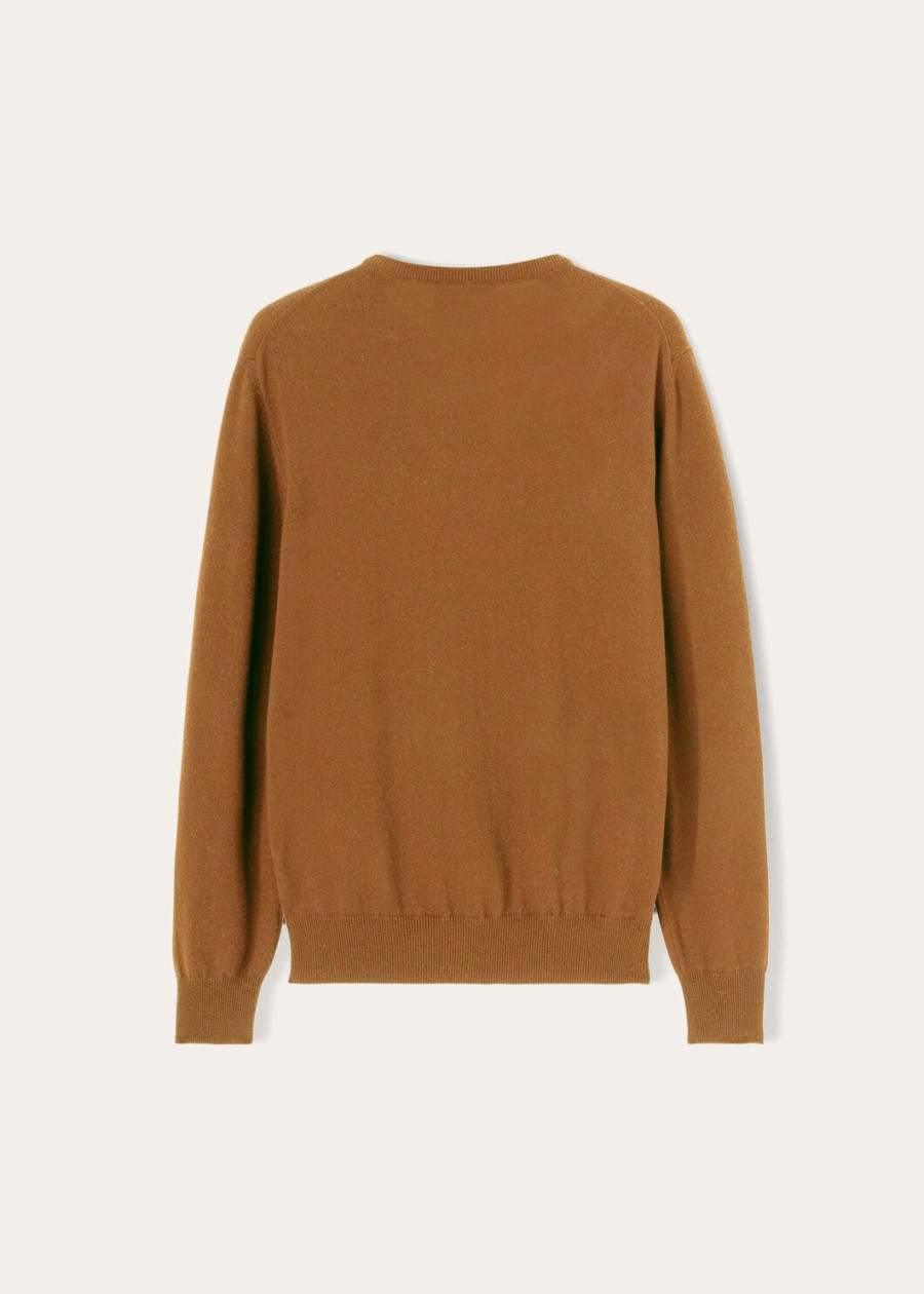 klasyczny crewneck vicuña natural medium vicuña