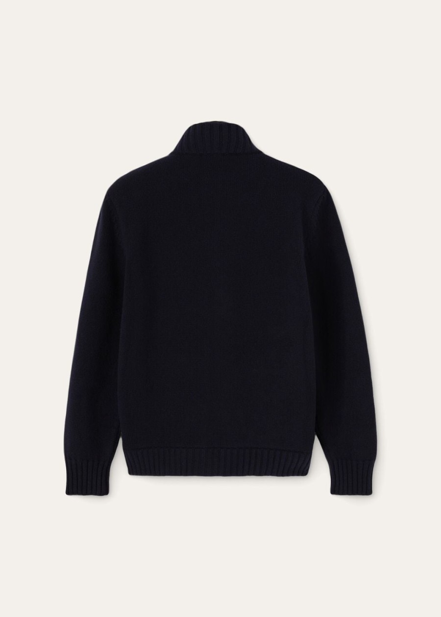 kurtka bomberka colman baby cashmere w kolorze granatowym