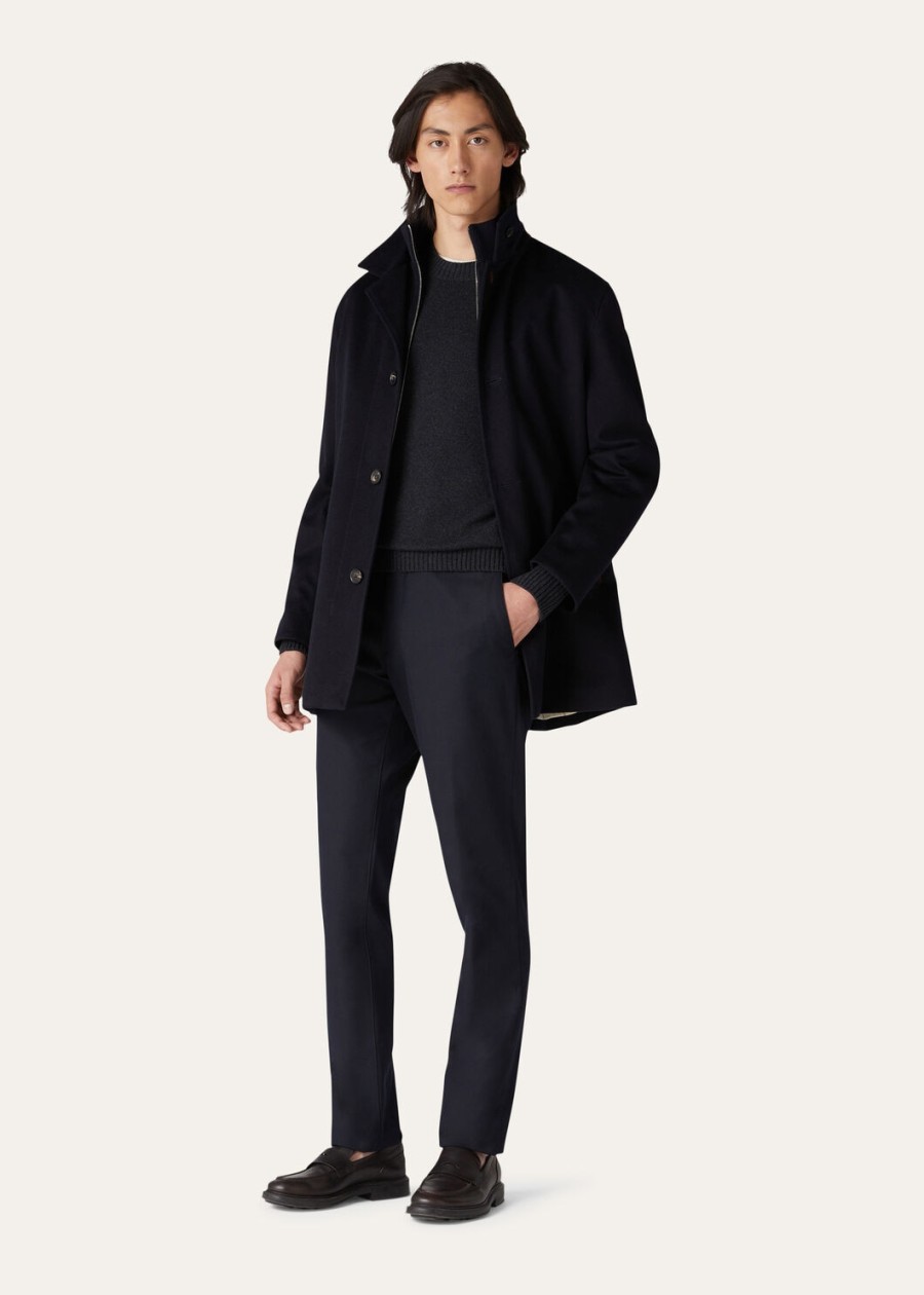 parksville bluza z okrągłym dekoltem baby cashmere w kolorze czarno-szarym melanżu
