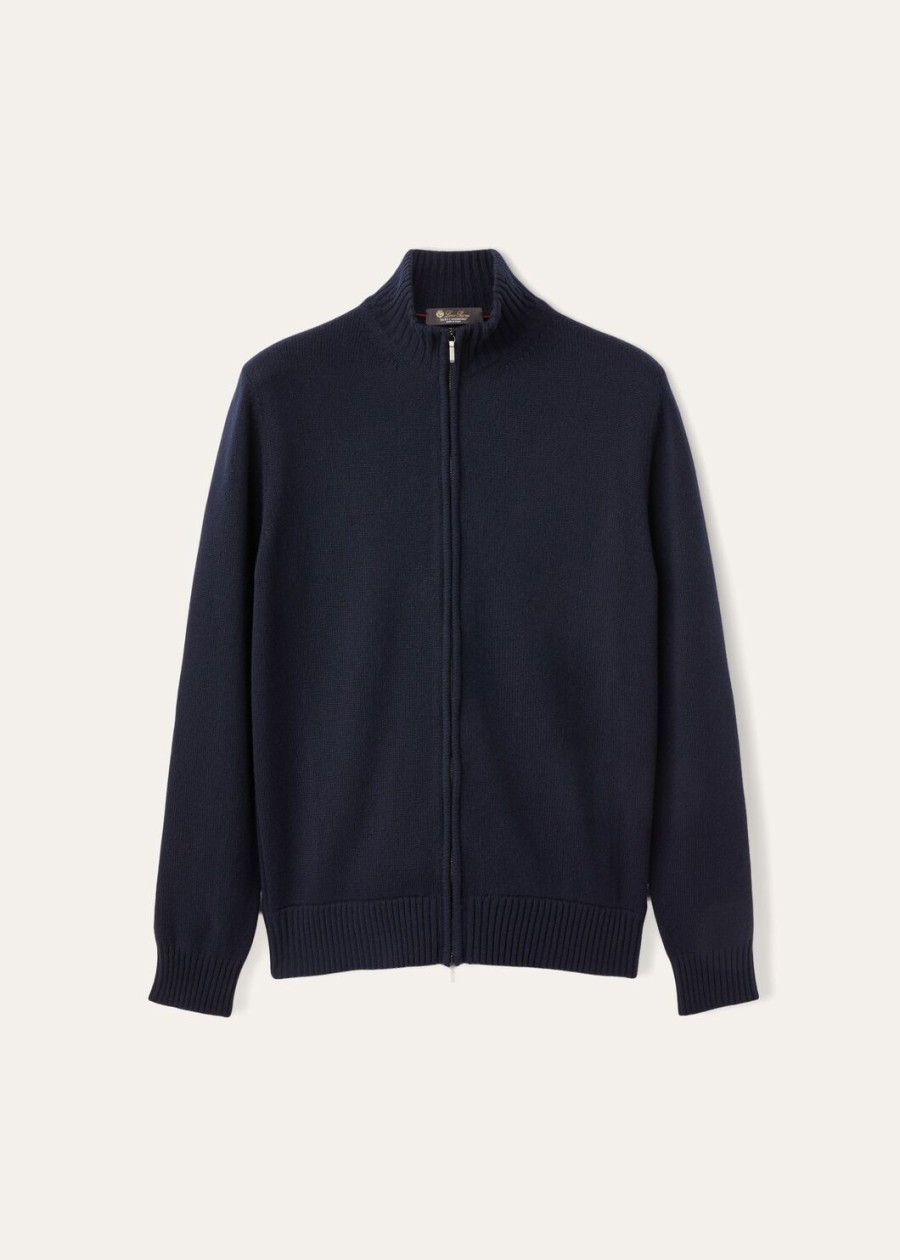 kurtka parksville bomber baby cashmere w kolorze granatowym