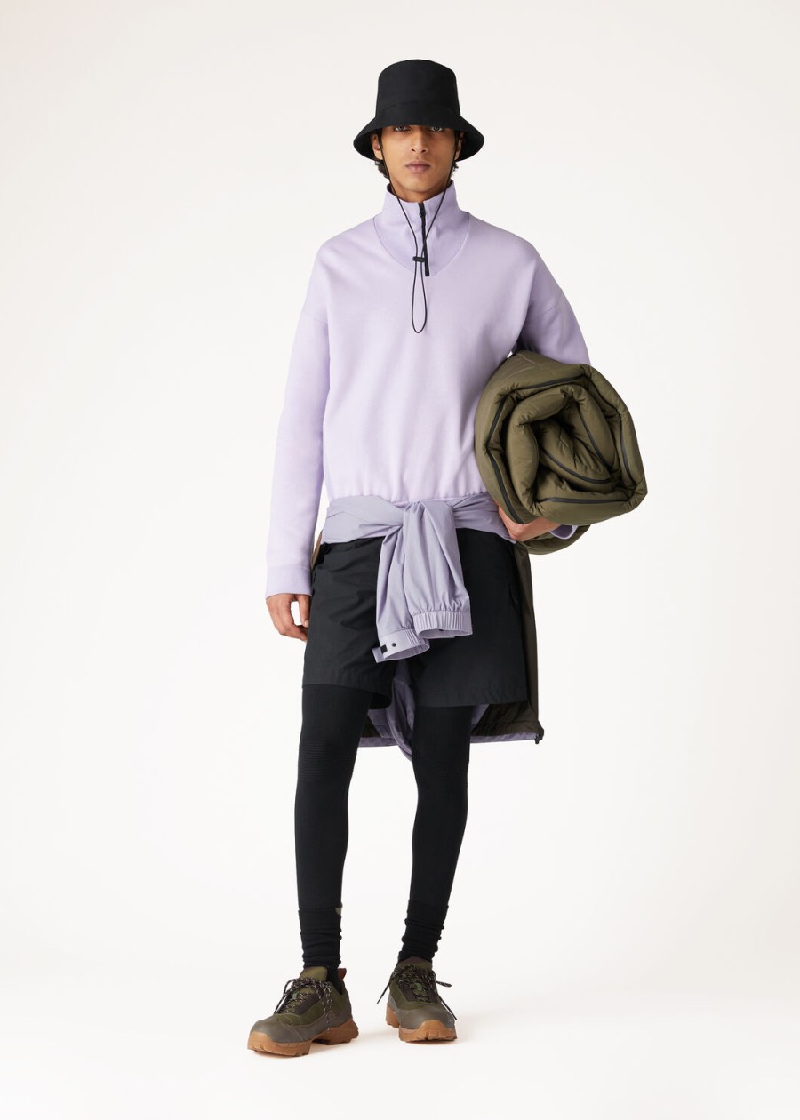 sweter larecchio cotton cashmere periwinkle