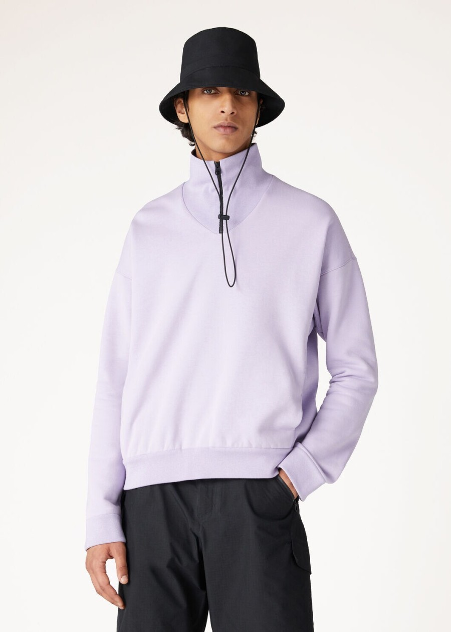 sweter larecchio cotton cashmere periwinkle