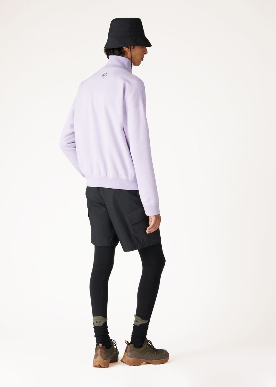 sweter larecchio cotton cashmere periwinkle