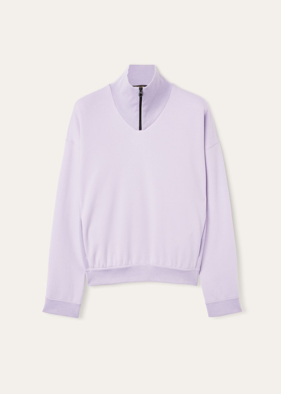 sweter larecchio cotton cashmere periwinkle