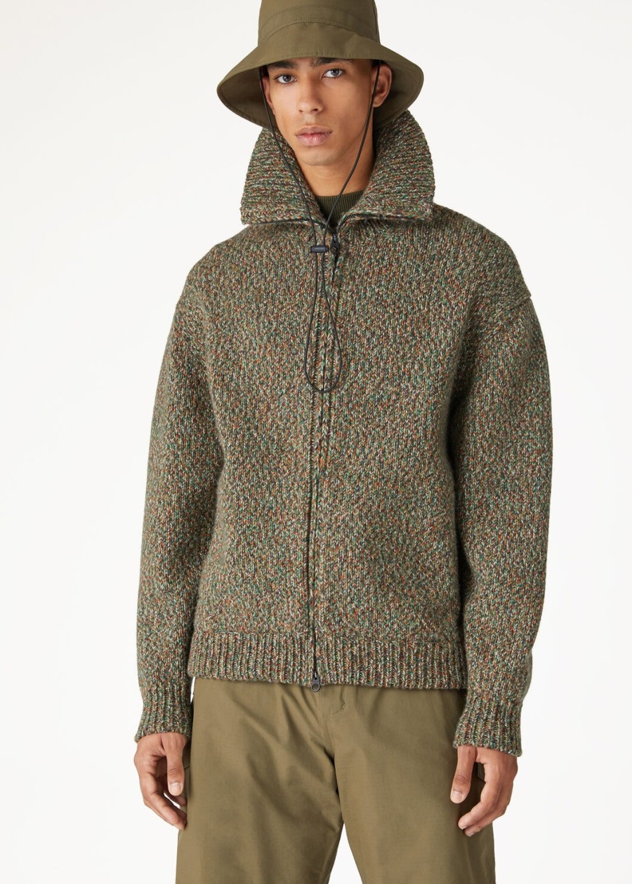 bellamonte cashmere bomber summer green