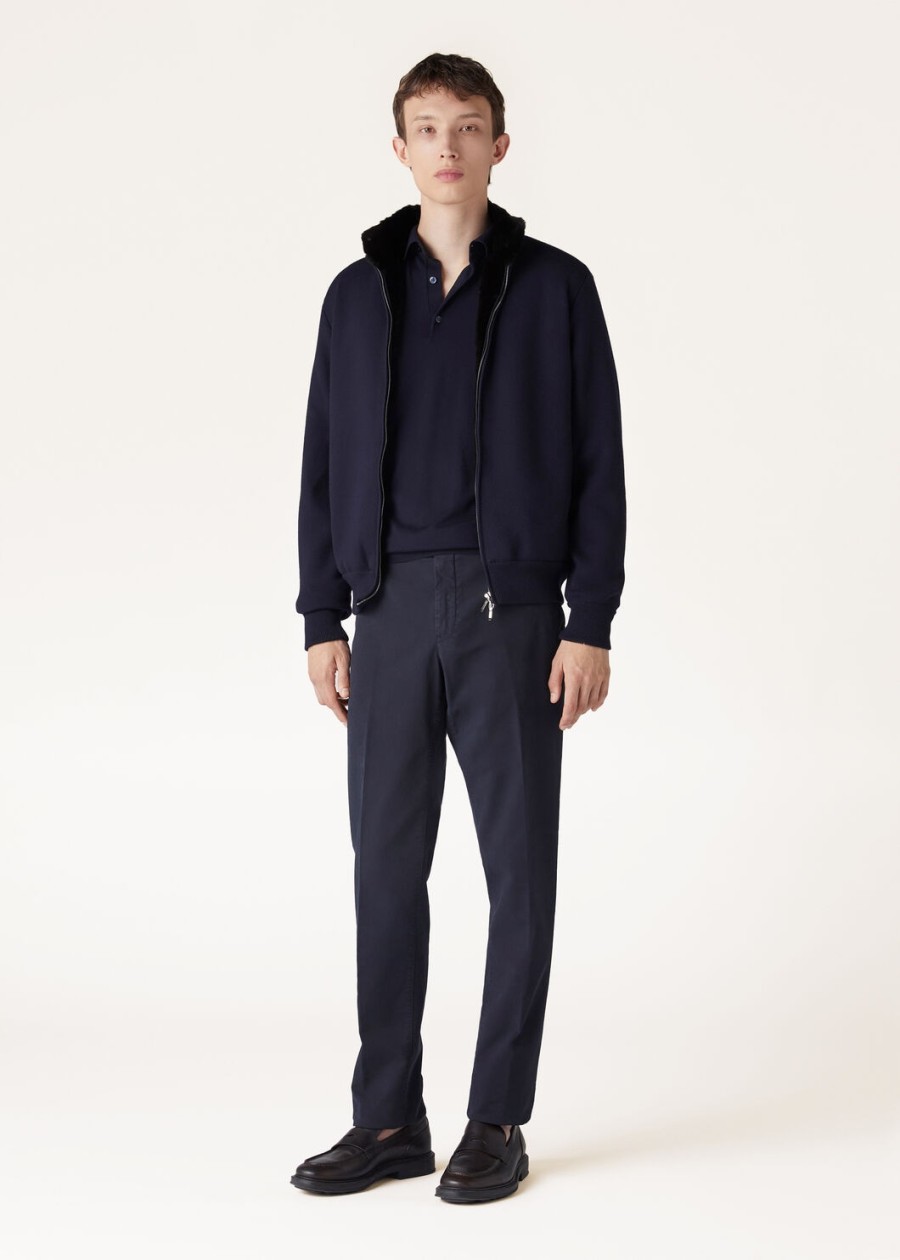 shiretoko the gift of kings bomber navy blue