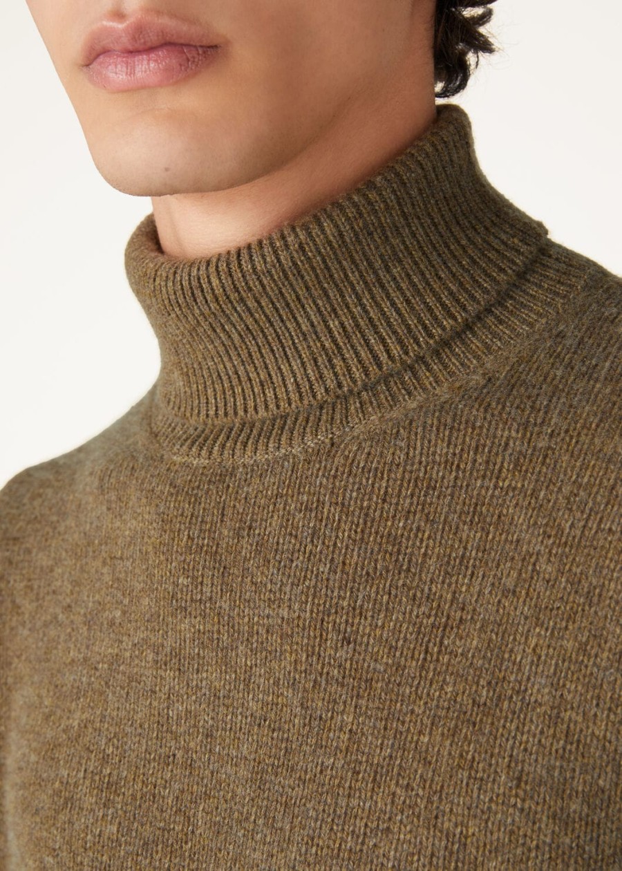 fobello turtleneck baby cashmere tundra melange