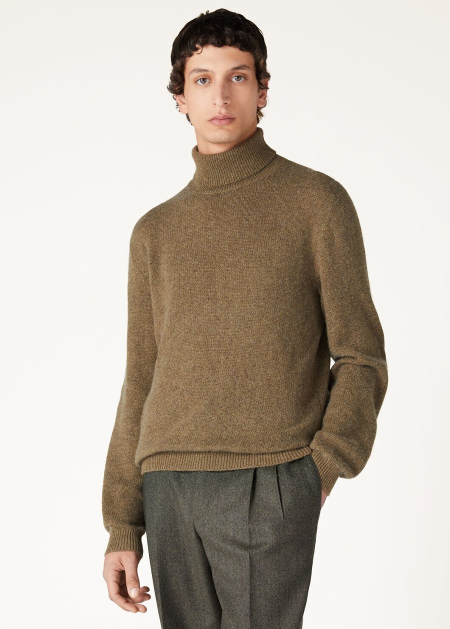 fobello turtleneck baby cashmere tundra melange