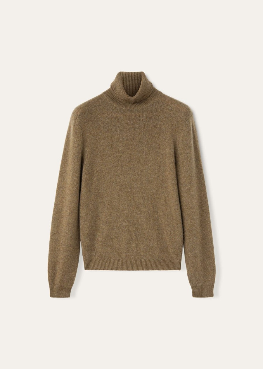 fobello turtleneck baby cashmere tundra melange