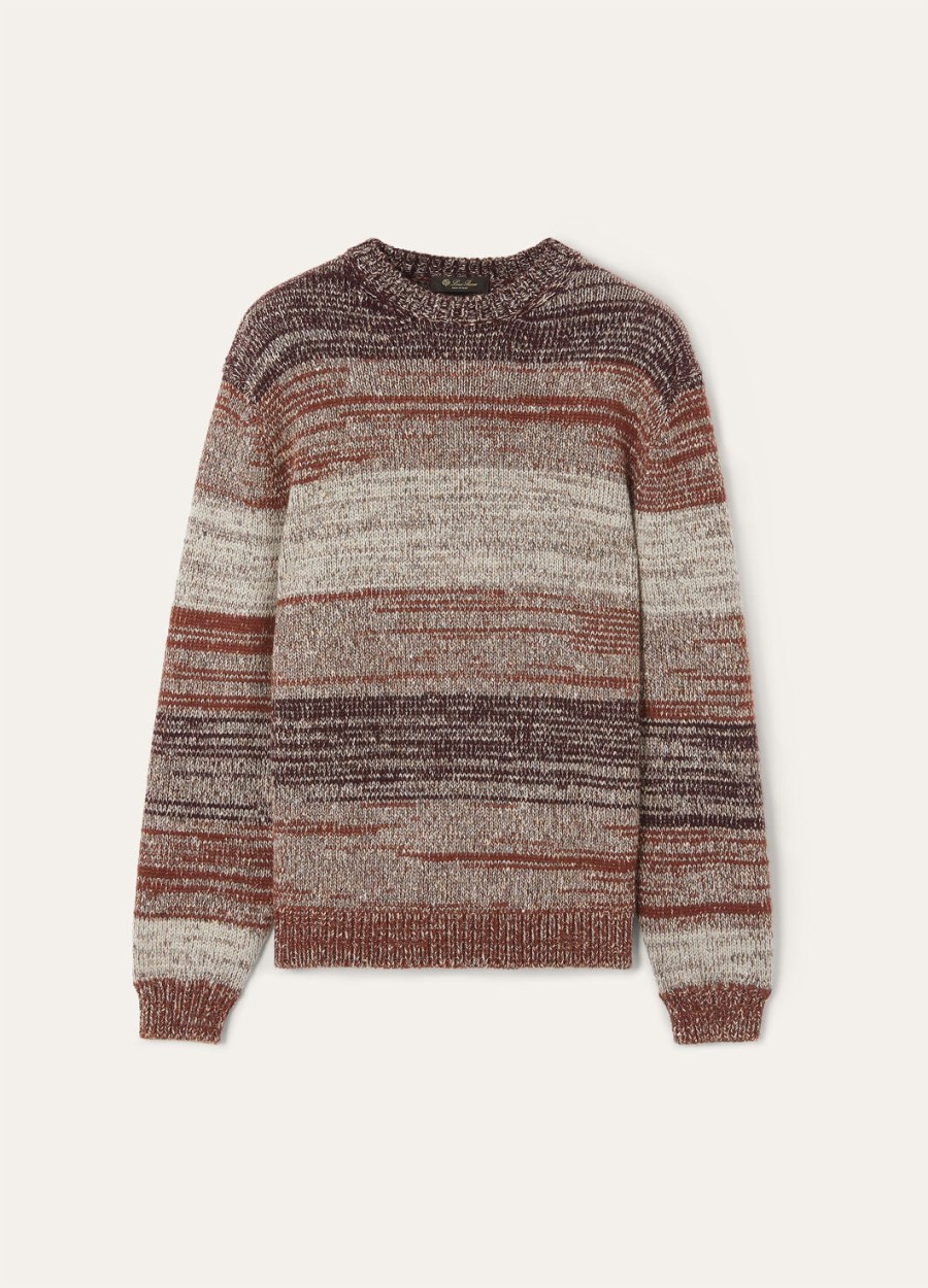 ispra crewneck silk cashmere kashanutmegboysenberry