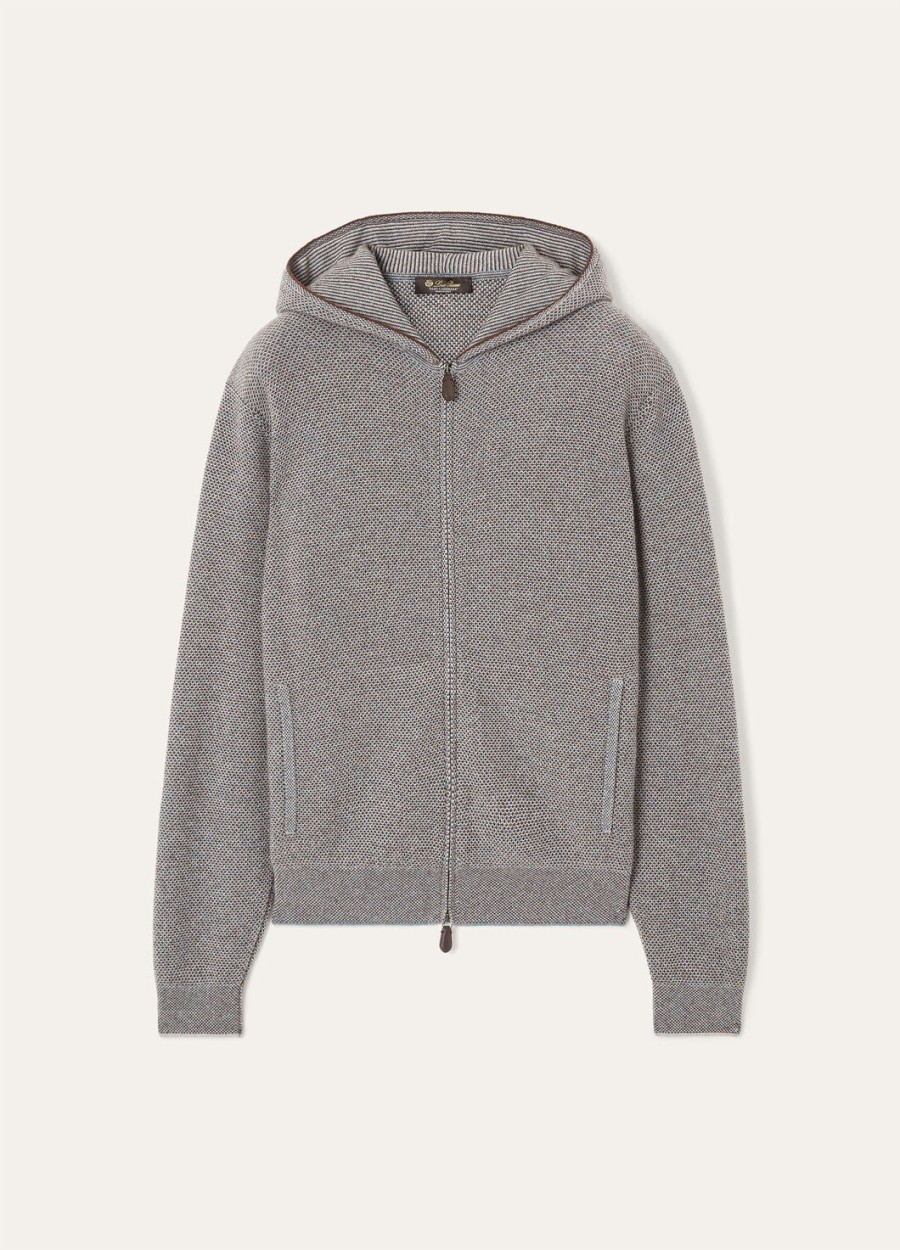 kurtka bomberka z kapturem varallo baby cashmere waves on the cliff
