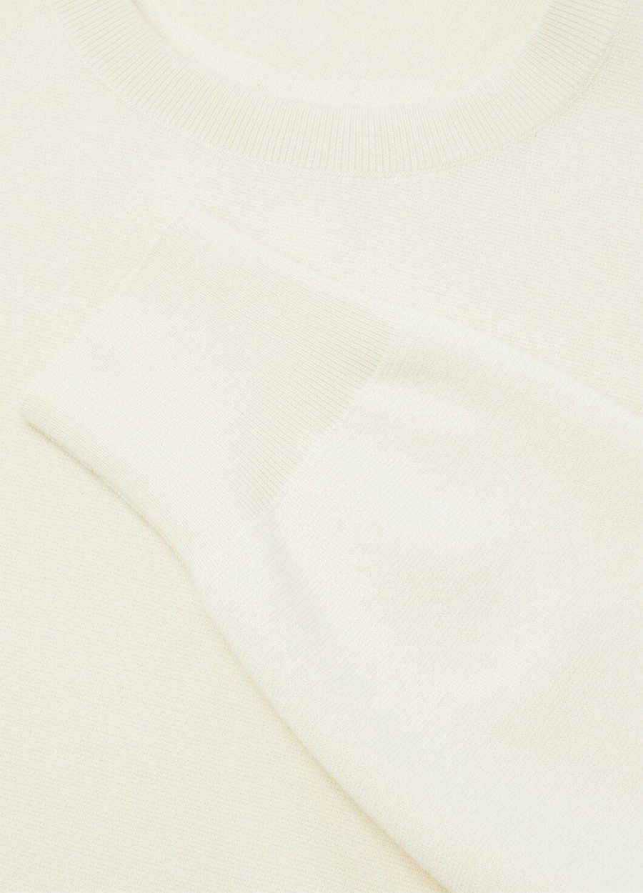 empire the gift of kings bluza z okrągłym dekoltem wish wool nougat