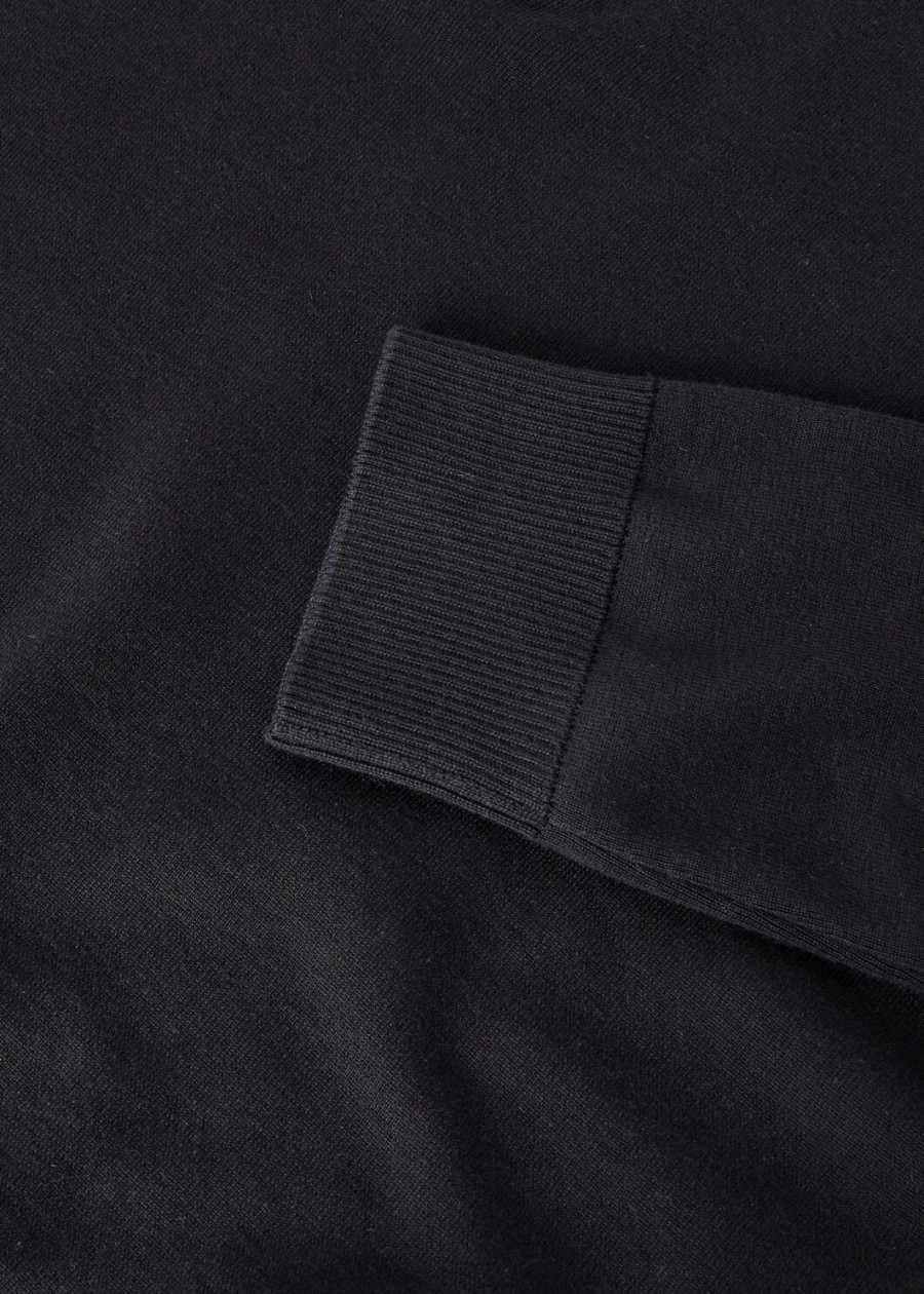 koszulka polo siena cotton silk w kolorze czarnym