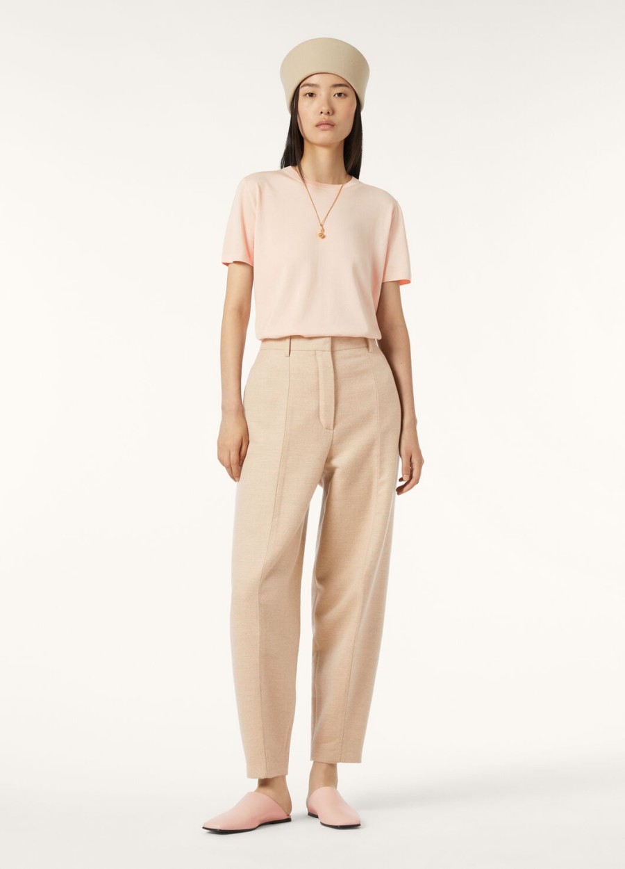 angera cotton crewneck pink rice