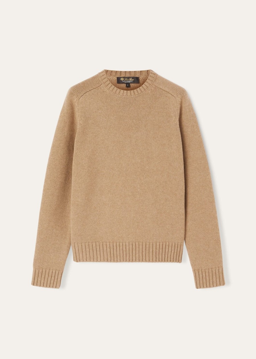 parksville bluza z okrągłym dekoltem baby cashmere golden wheat melange