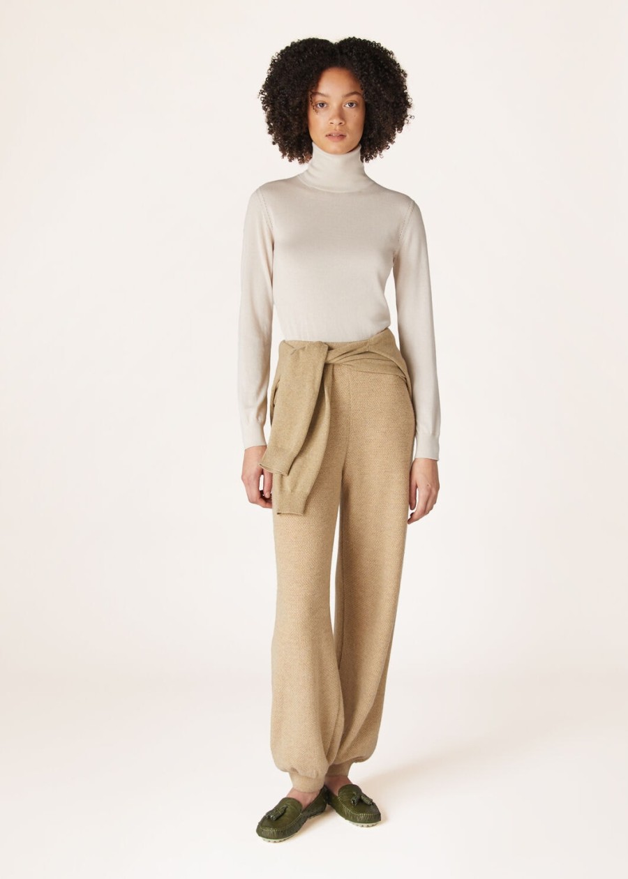 neo piuma turtleneck cashmere tapioca