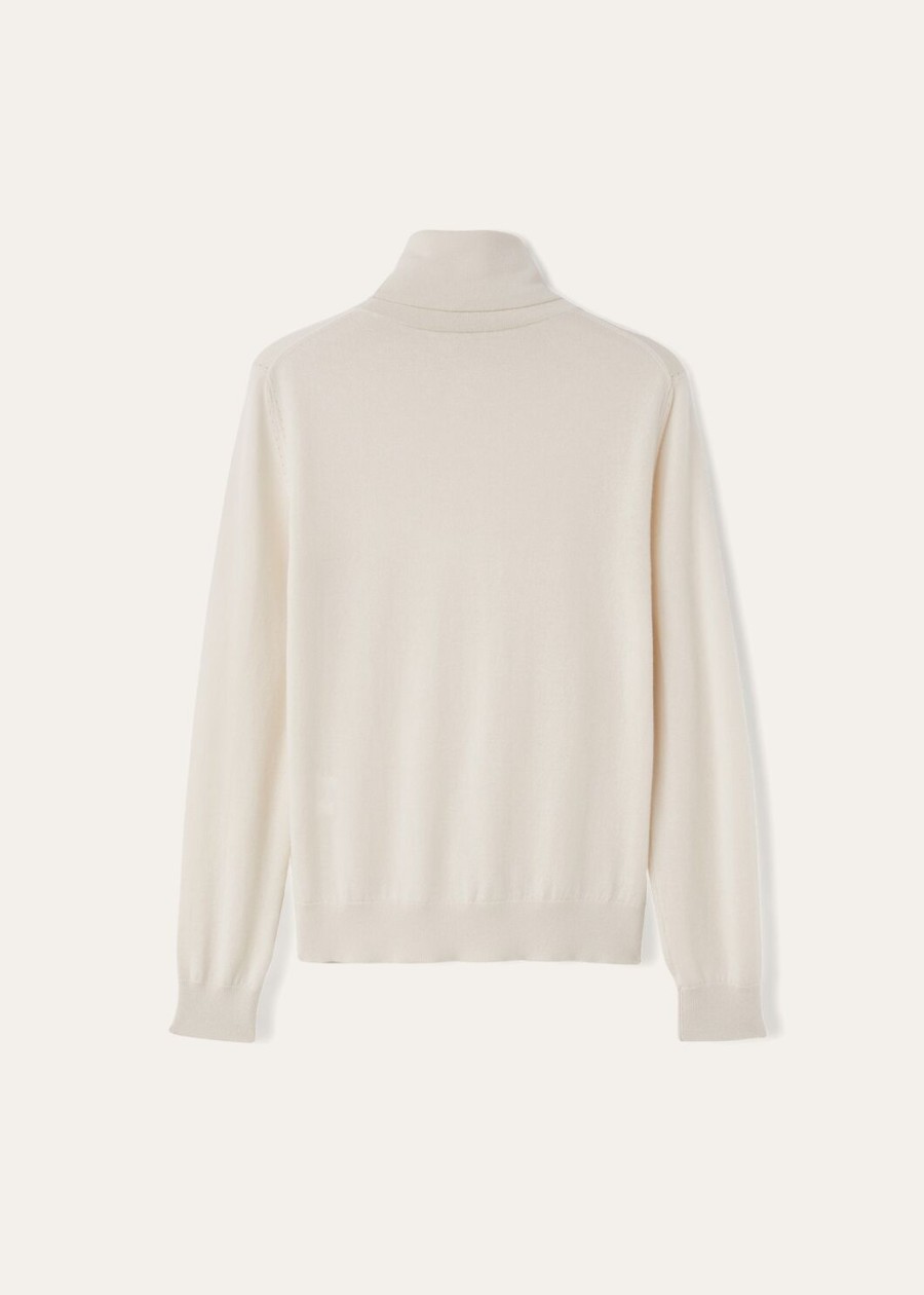 neo piuma turtleneck cashmere tapioca