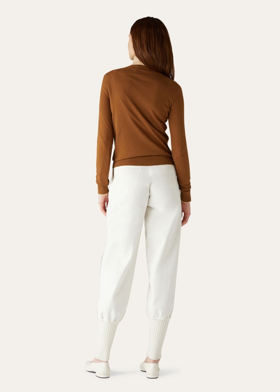 crewneck vicuña naturalna ciemna wigonia