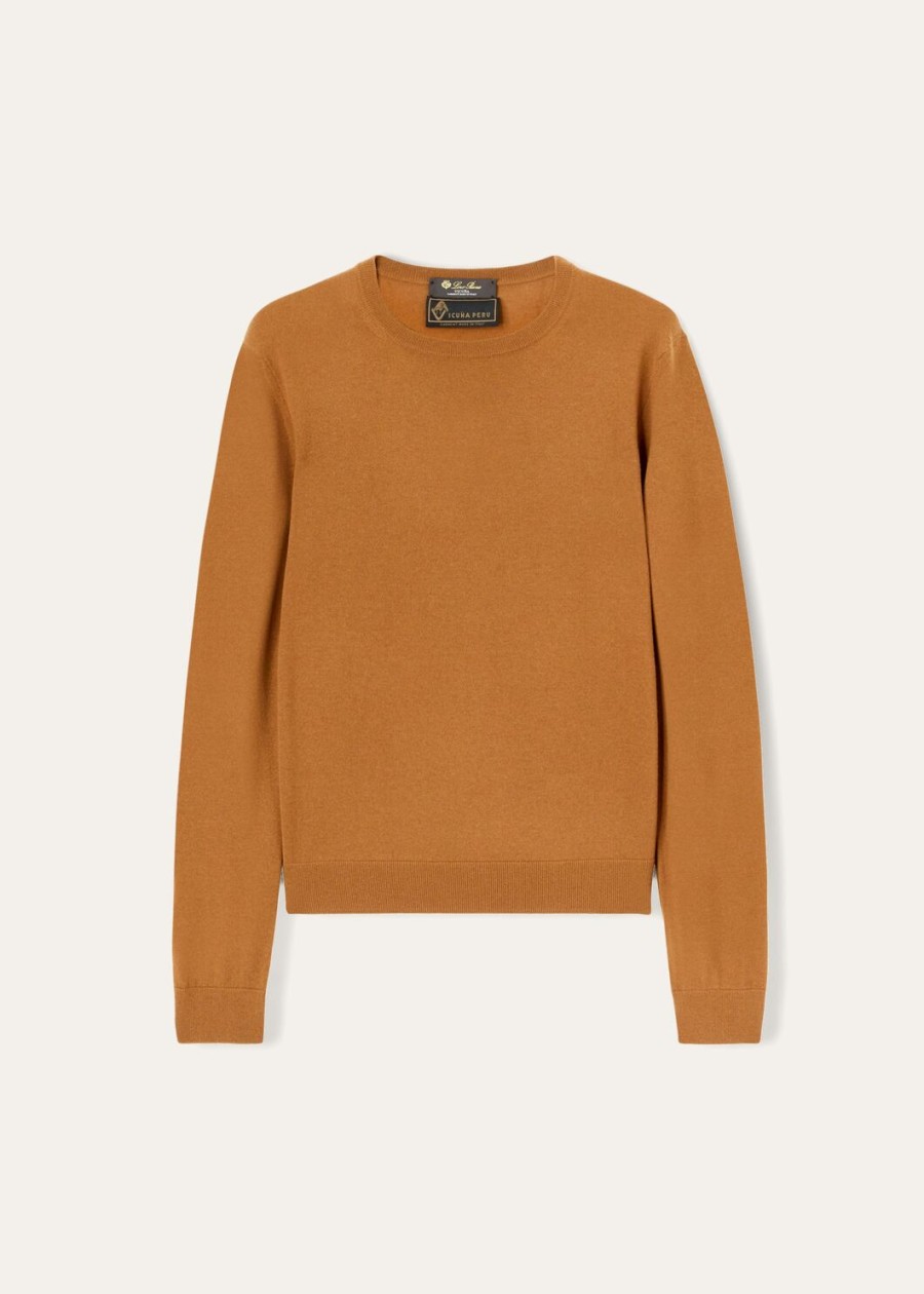 crewneck vicuña naturalna ciemna wigonia