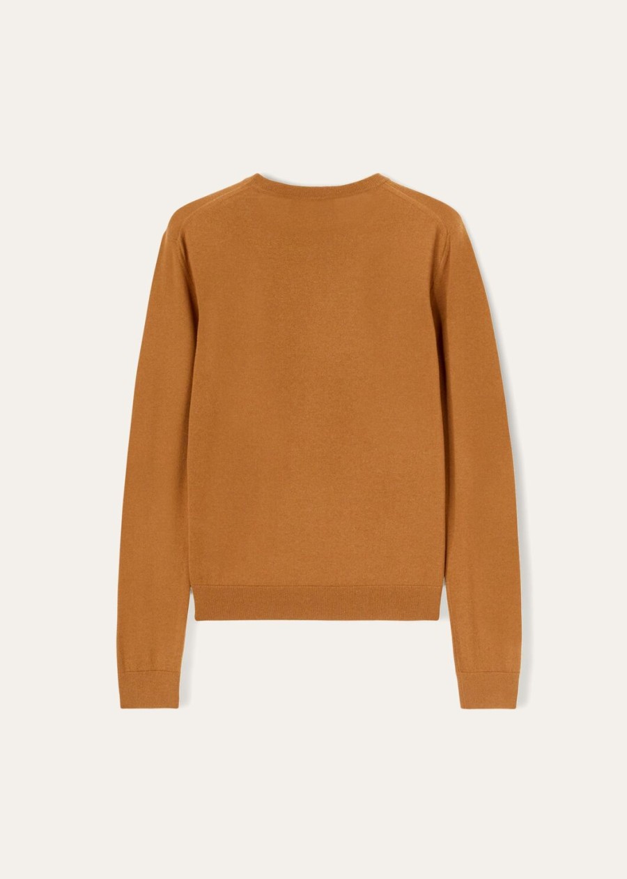 crewneck vicuña naturalna ciemna wigonia