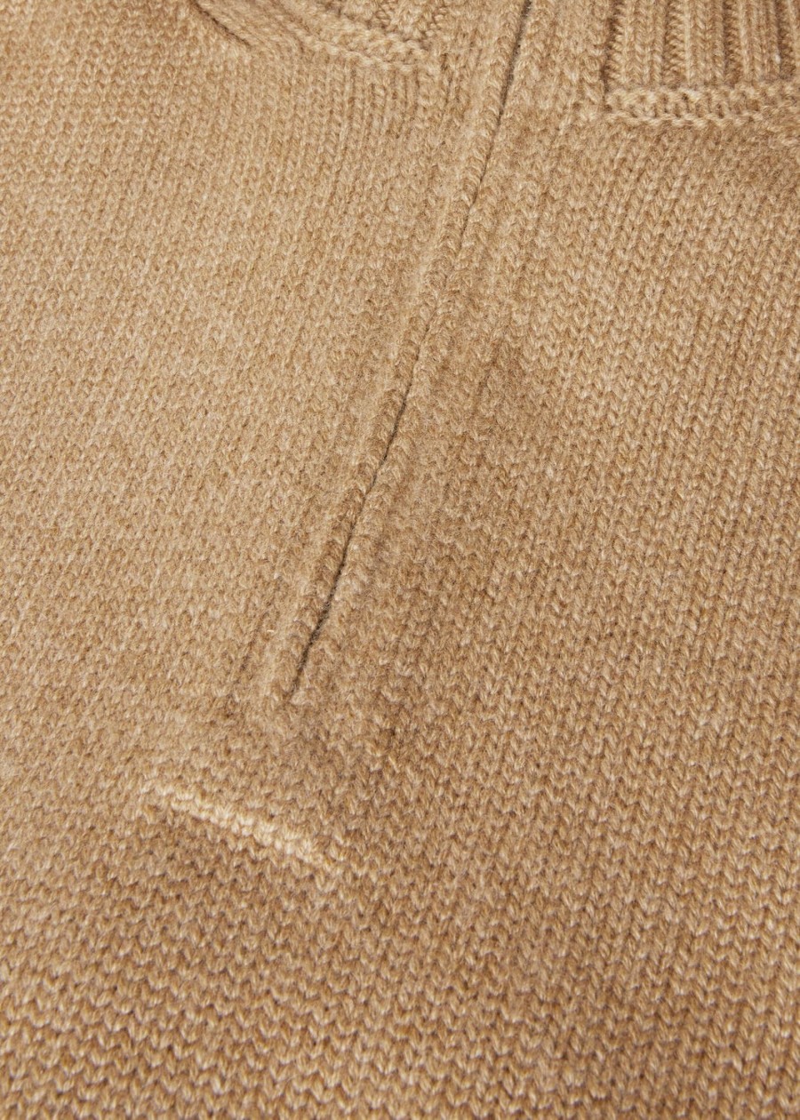 sweter parksville baby cashmere w kolorze golden wheat melange