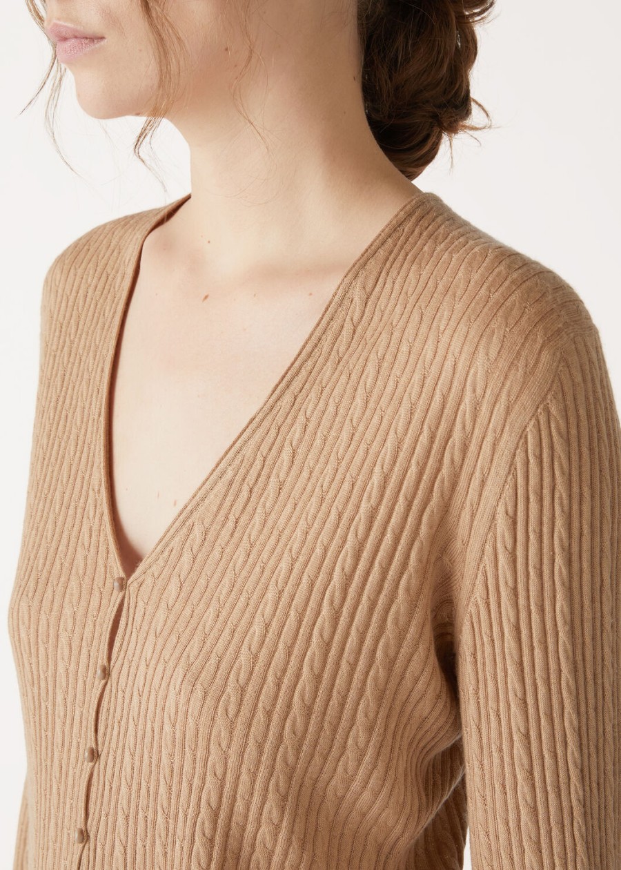 kardigan rimella cashmere silk gobi dunes