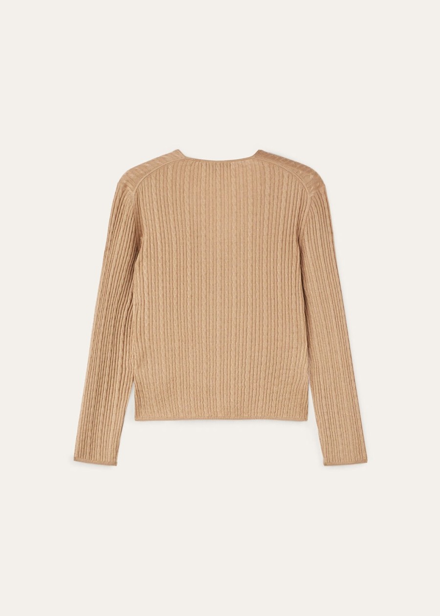 kardigan rimella cashmere silk gobi dunes