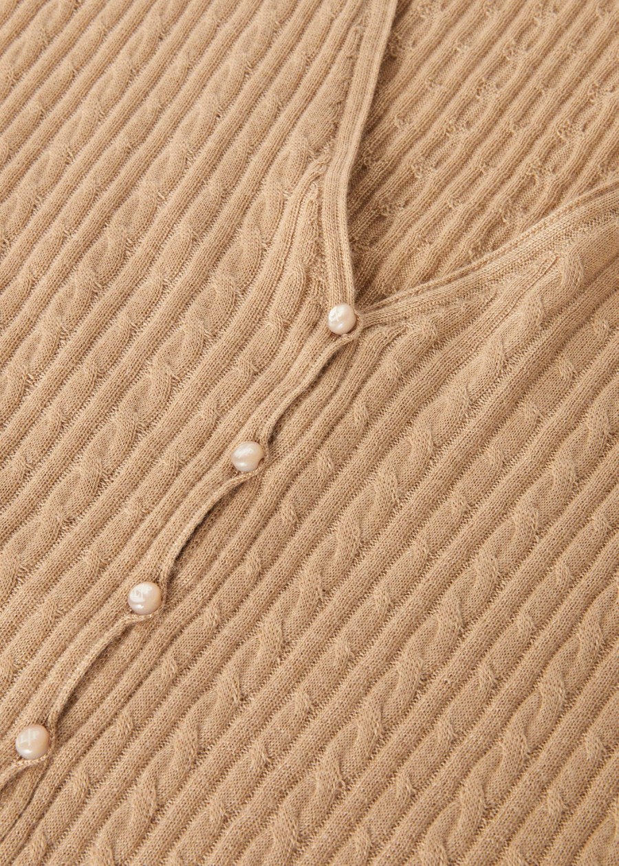 kardigan rimella cashmere silk gobi dunes