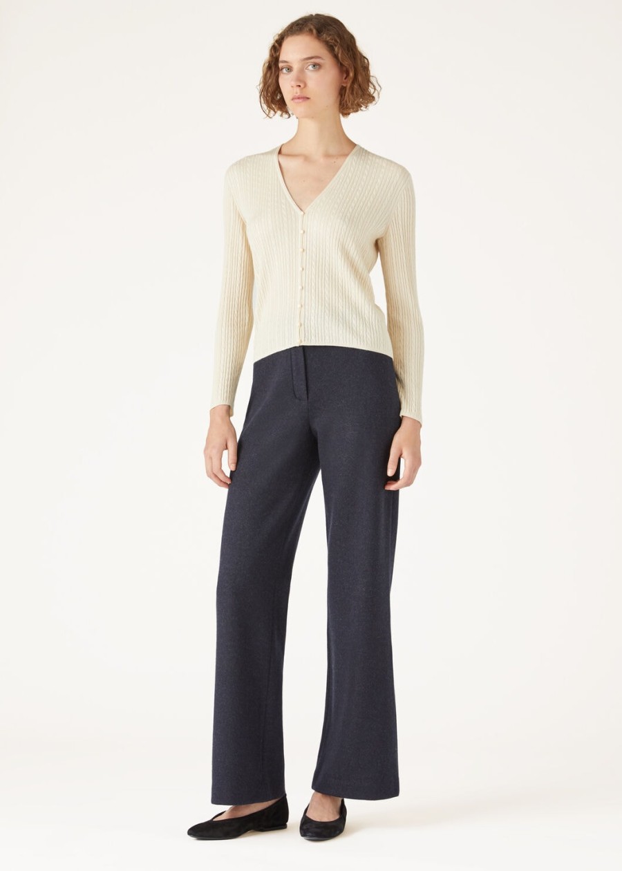 kardigan rimella cream cashmere cashmere