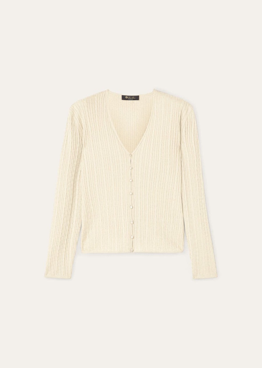 kardigan rimella cream cashmere cashmere