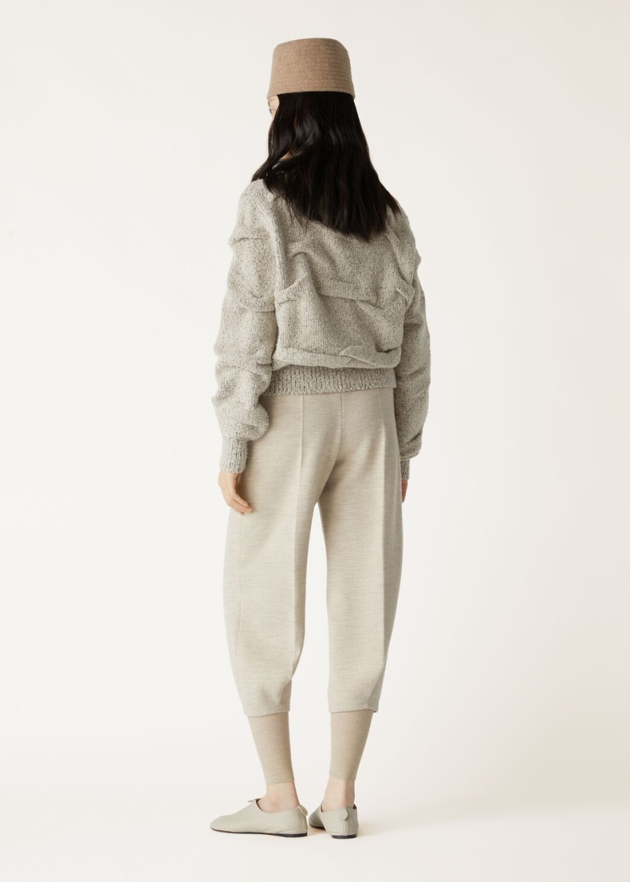 alpe faller crewneck pecora nera cloudy melangecherrywood salt