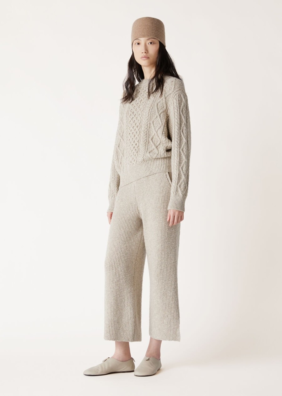 valduggia crewneck cashmere garden sand