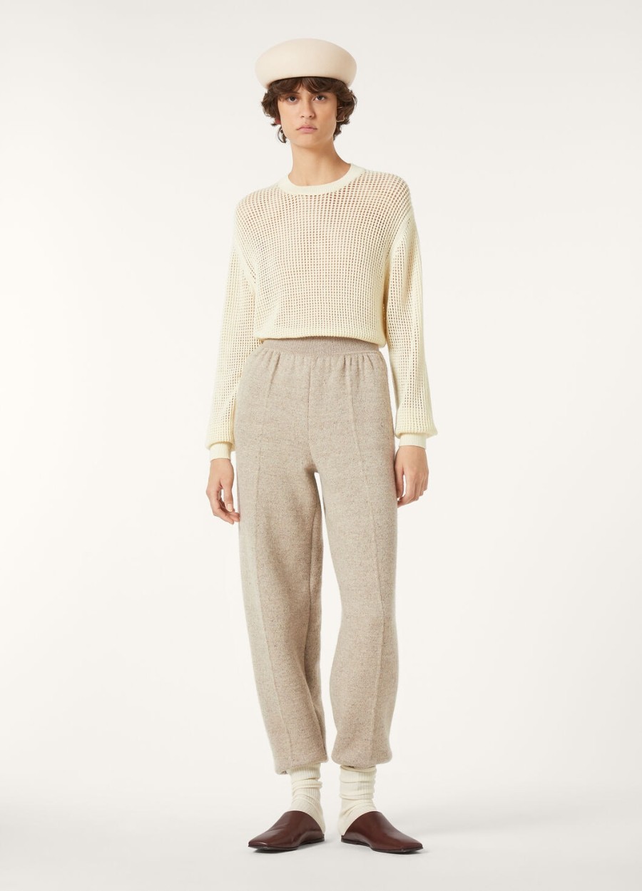 lenno crewneck cashmere nougat