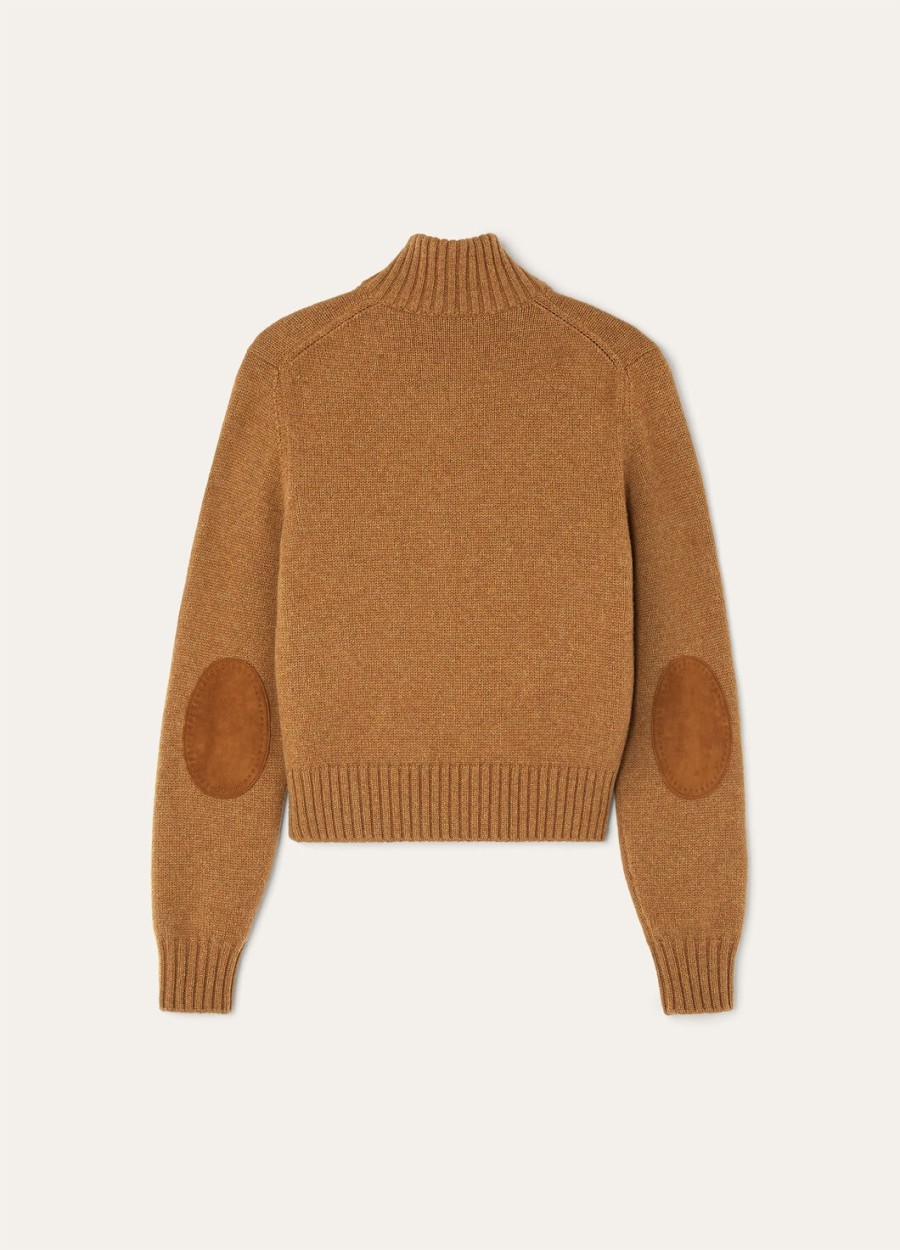 kurtka bomber parksville baby cashmere camel oasis melange