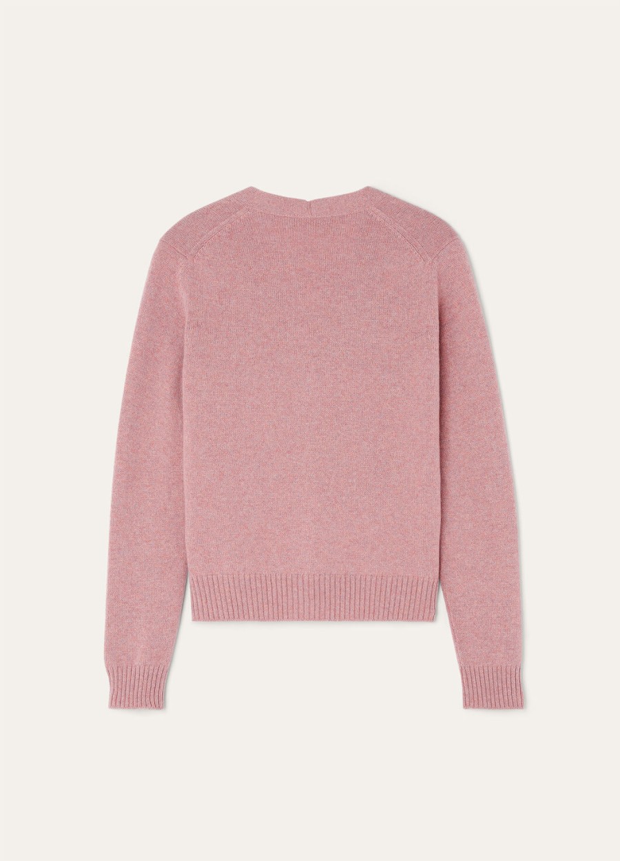 kardigan parksville baby cashmere purple chips melange