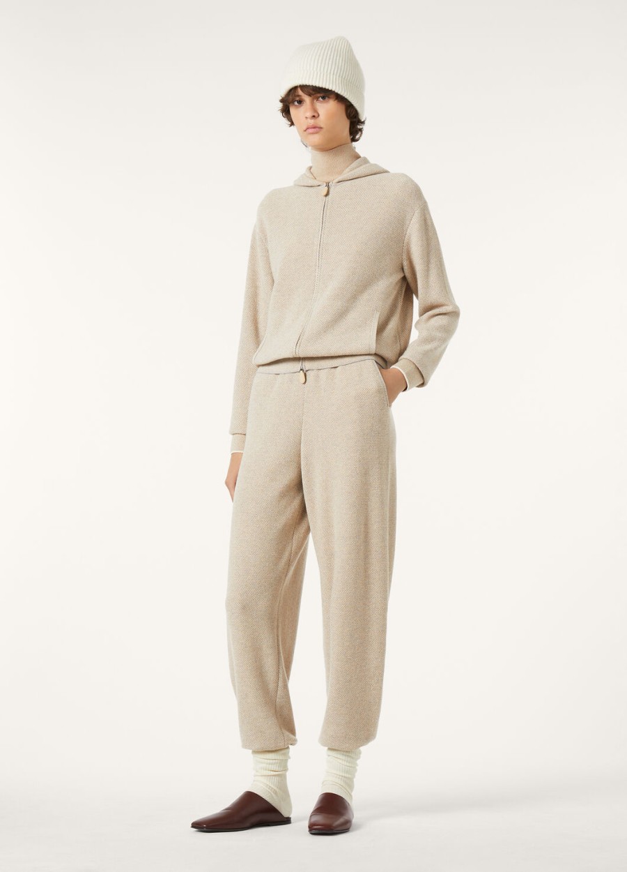 kurtka bomber z kapturem varallo baby cashmere magnolia petale