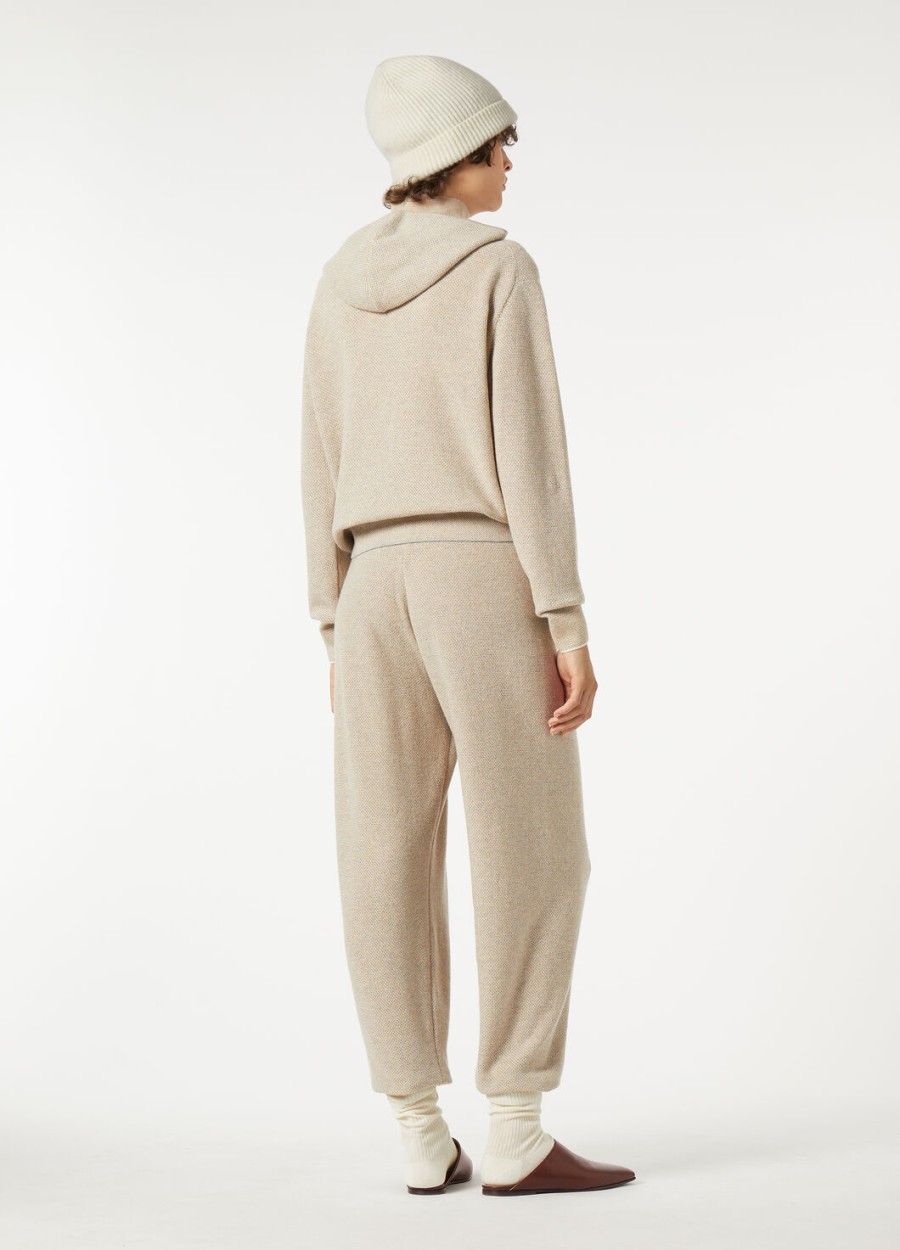 kurtka bomber z kapturem varallo baby cashmere magnolia petale
